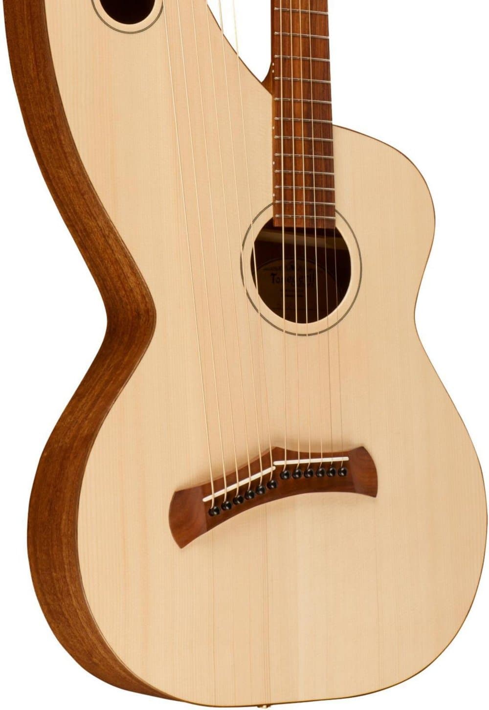 Tonedevil Guitars S-12 Symphony Harp Guitar Natural