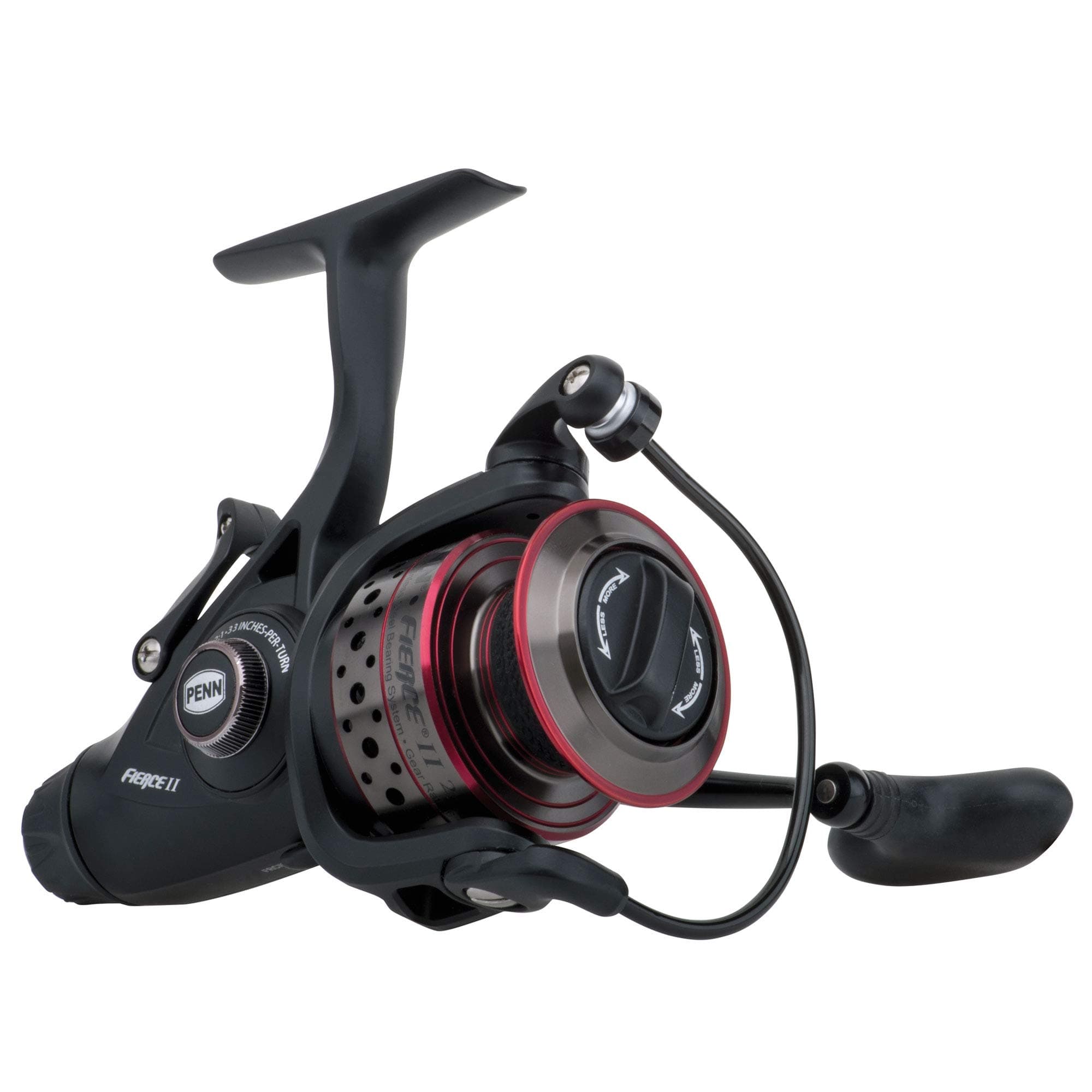 Penn FRCII2500LL Fierce II Live Liner Spinning Reel, Ambi, 4BB +