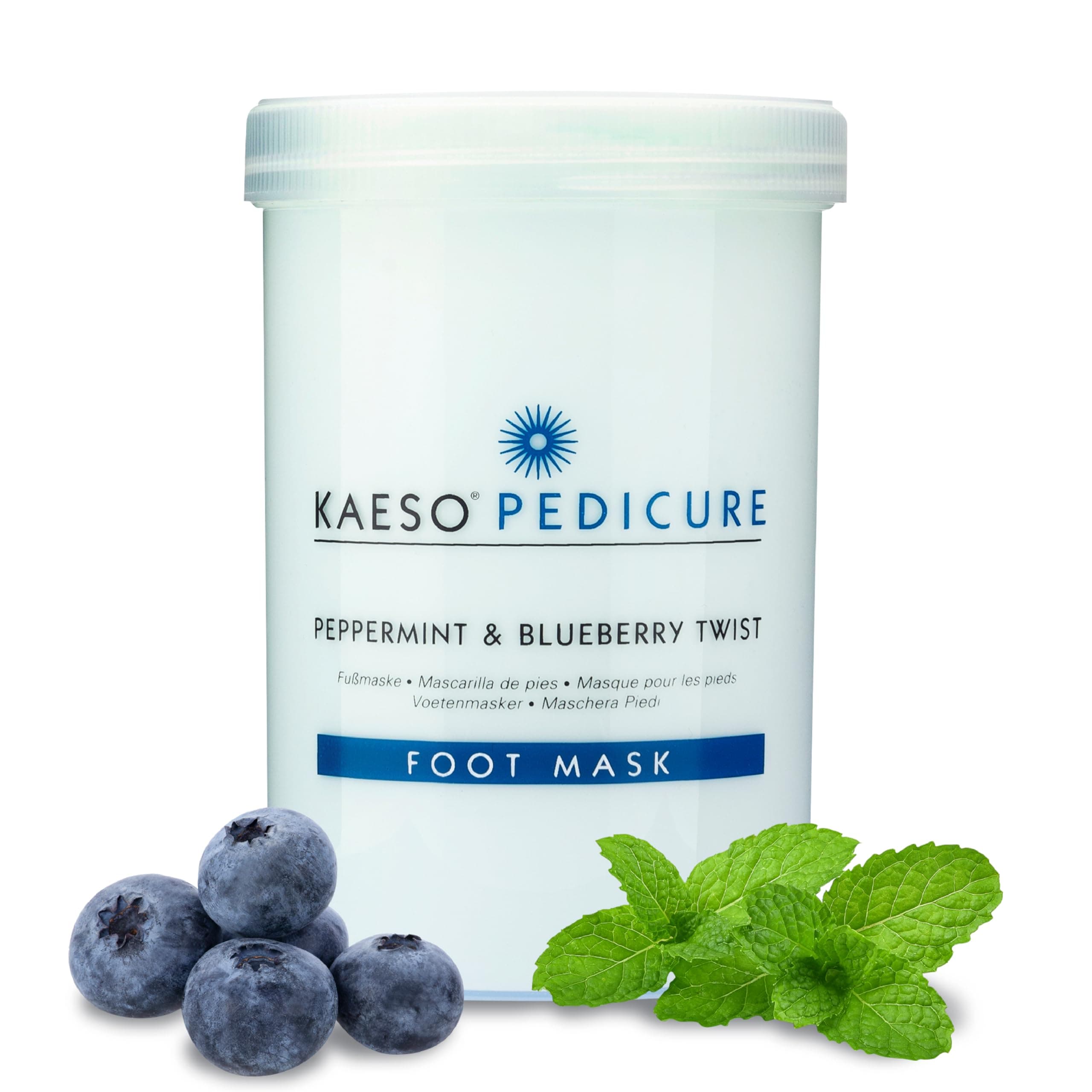 Kaeso Foot Mask, Peppermint and Blueberry Twist, 1200 ml by Kaeso