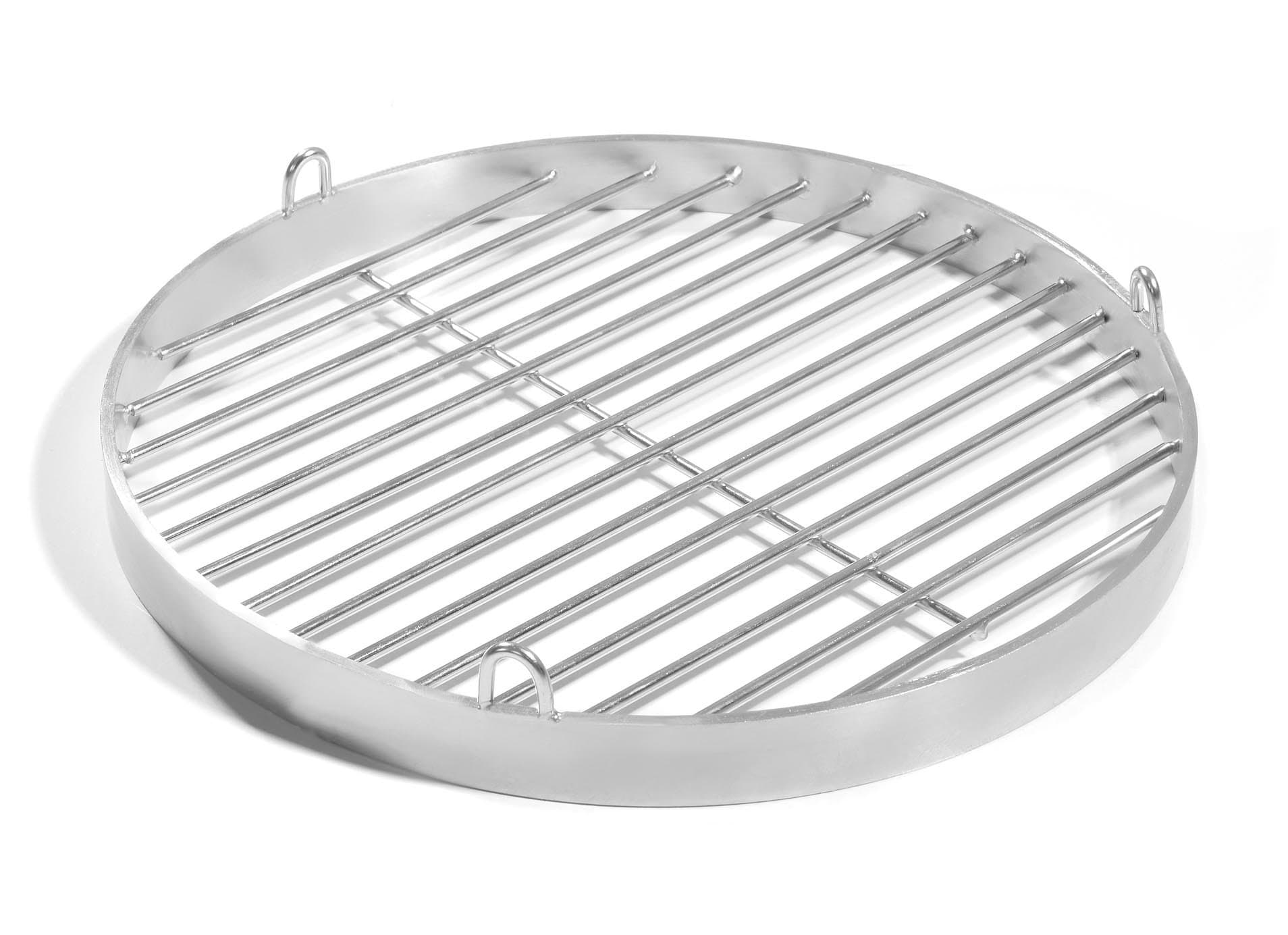 30 cm Cooking Grate with Retaining Eyelets, Stainless Steel V2A for Swivel Grill/Fire Bowl/Grilling Bowl/Kettle Barbecues