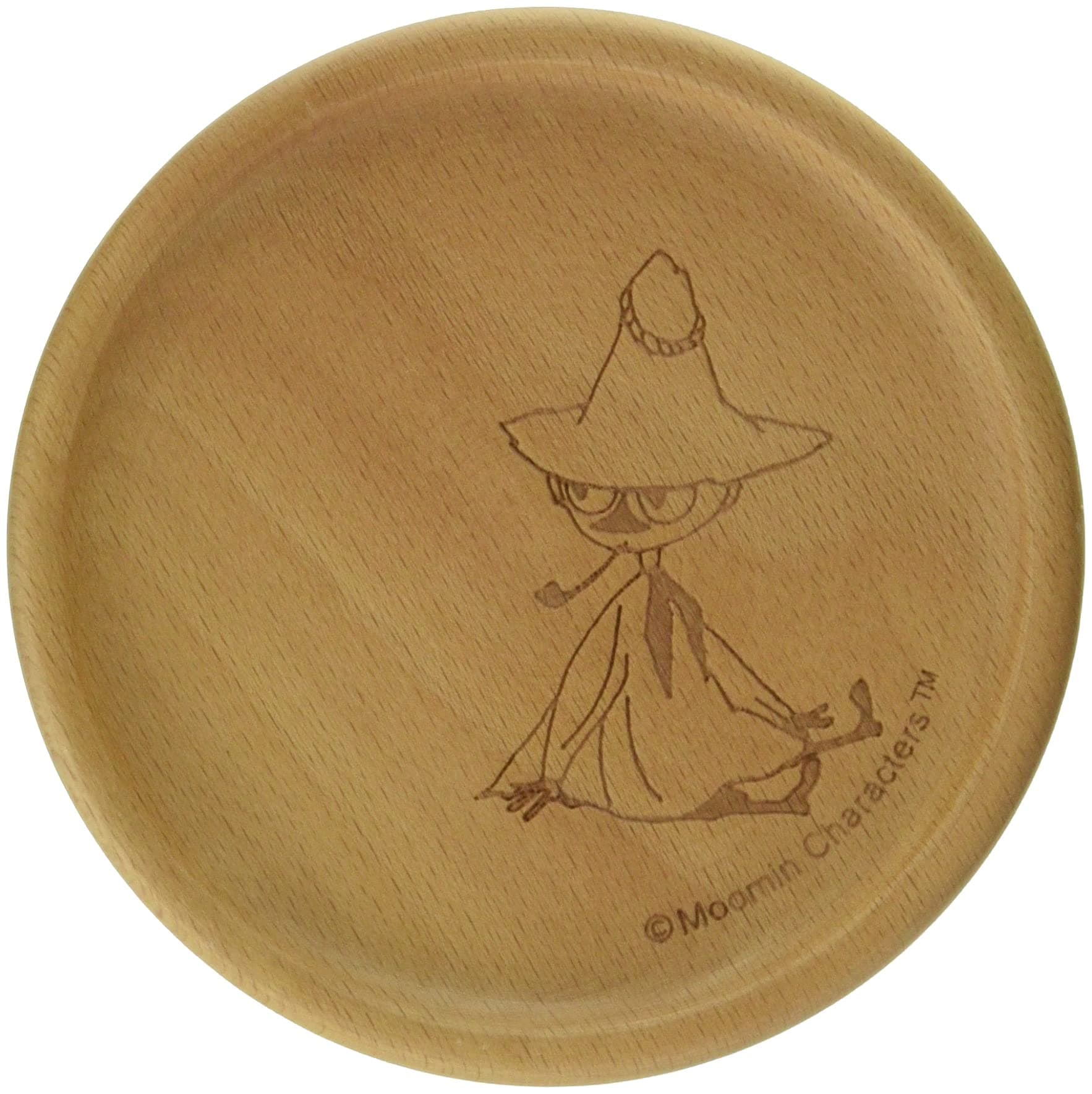 Yamaka Shoten Moomin MM793-346 Wooden Coaster Snufkin Pattern, Moomin Goods, Scandinavian