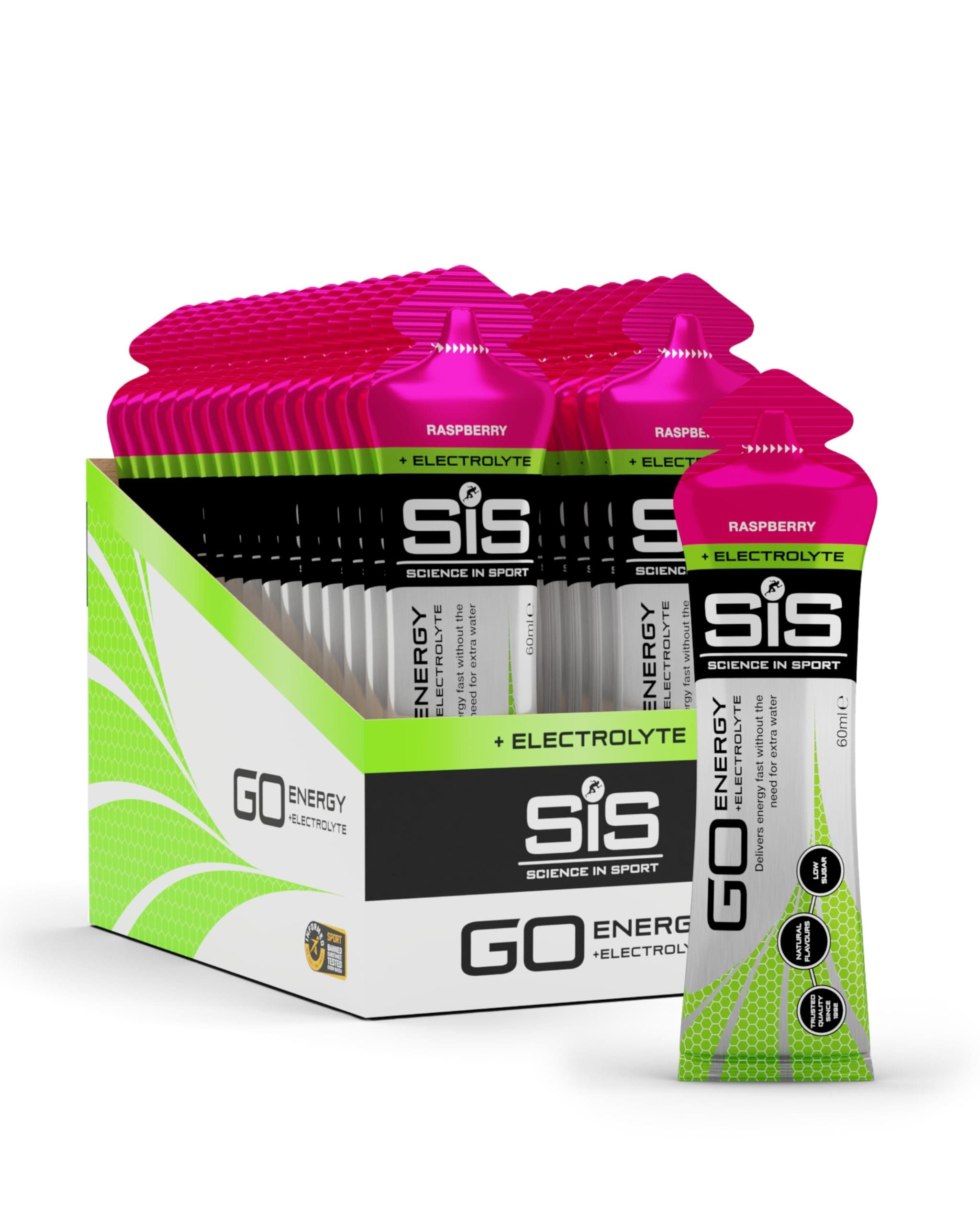 SIS Gel GO Energy + Electro RASP 60ML US 1X30