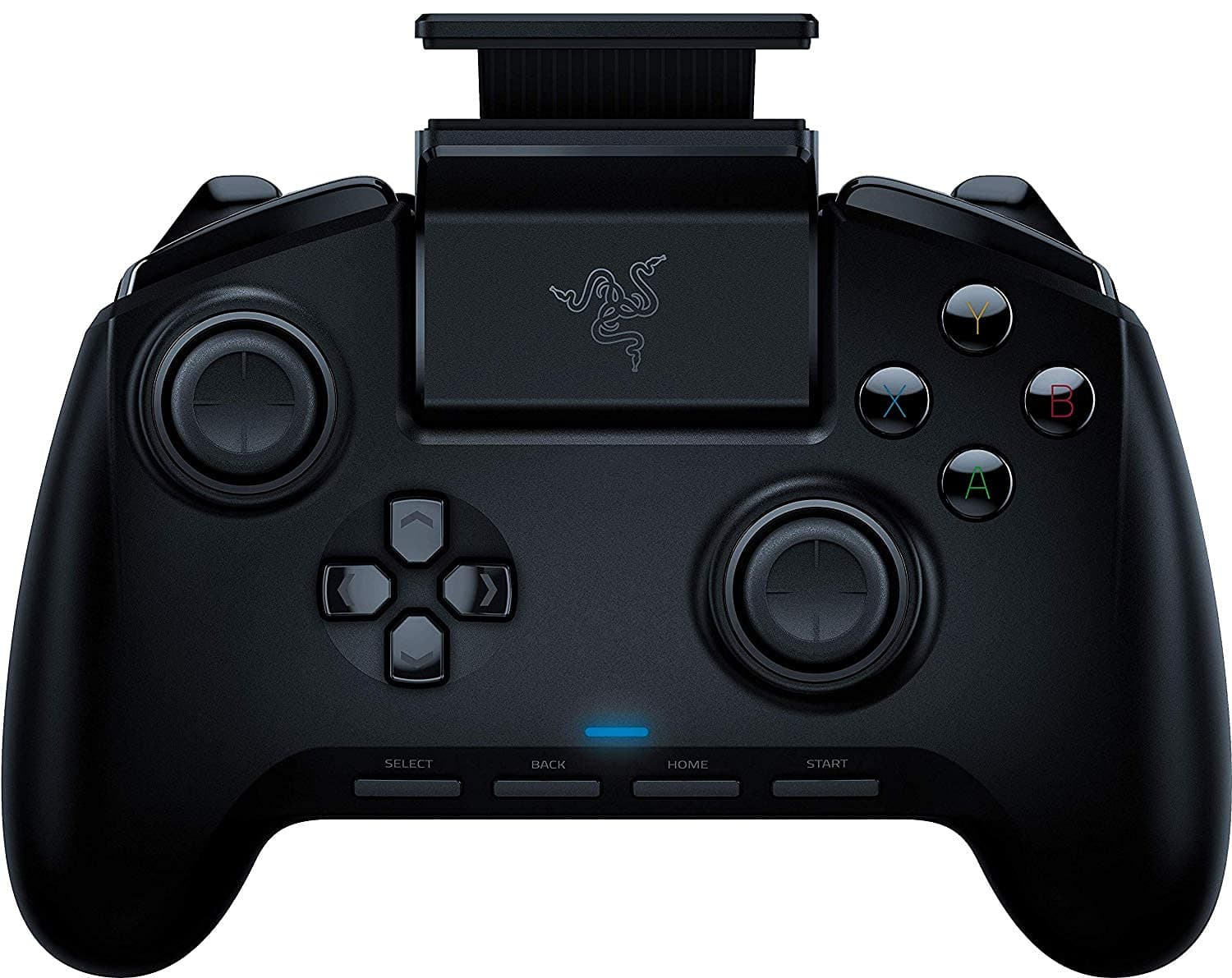 Razer Raiju Mobile: Ergonomic Multi-Function Button Layout - Hair Trigger Mode - Adjustable Phone Mount - Mobile Gaming Controller for Android, Turn Your Phone into a Gaming Console - Black