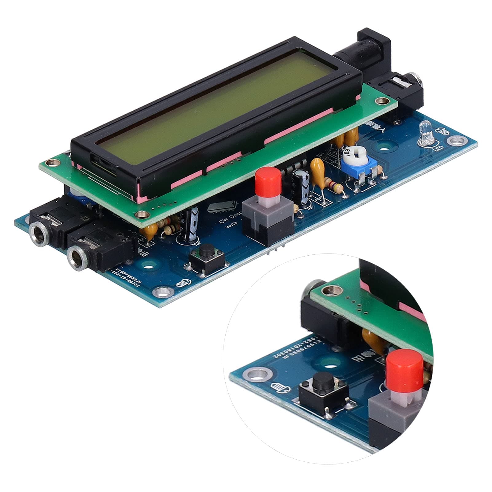 Decoder Module, PCB Morse Code Reader Morse Code Translator Easy Installation for CW