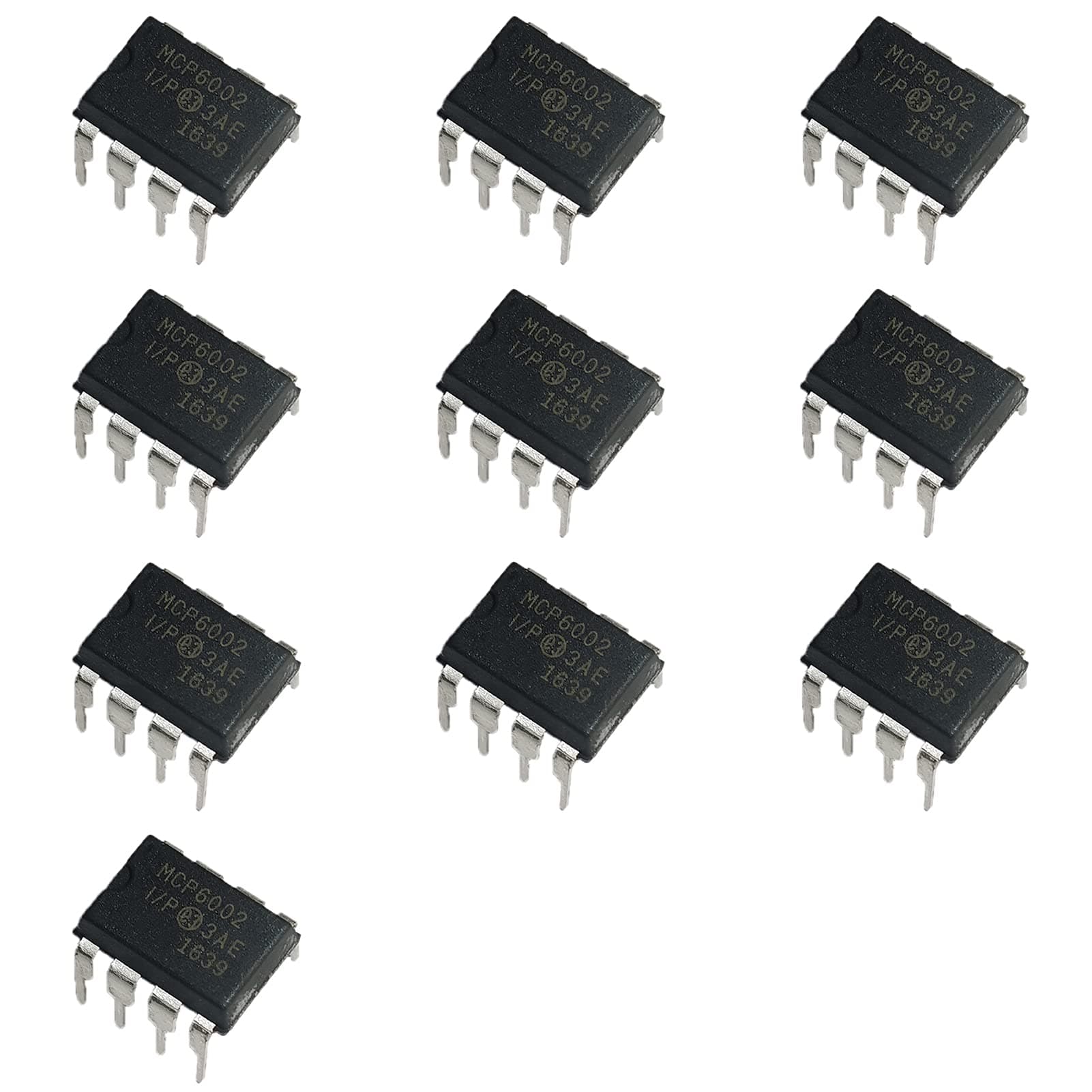 10pcs MCP6002 6002 MCP Low Power Op Amp 1 MHz Bandwidth,DIP-8.