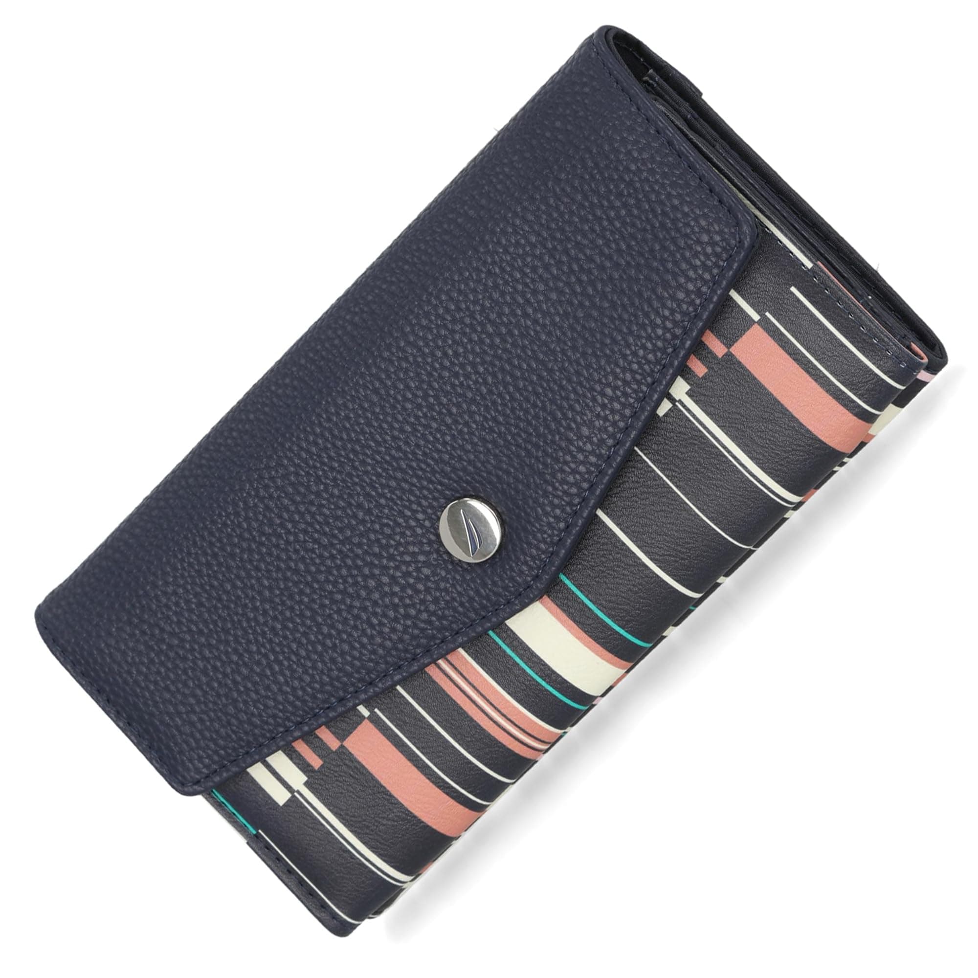 Money Manager RFID Slim and Small Wallet for Women - Credit Card Holder with Coin Purse and Zipper Wallet, Women's Clutch Organizer