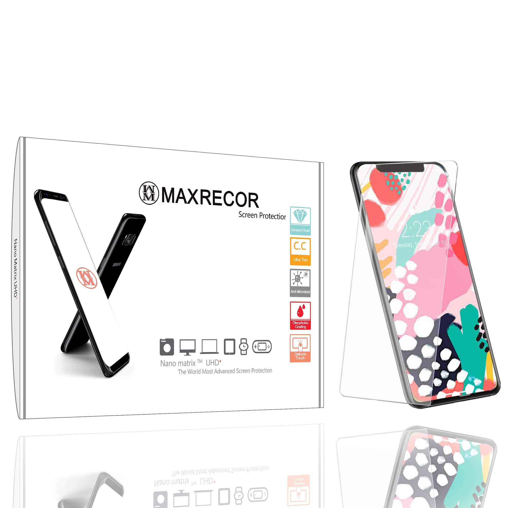 Maxrecor Screen Protector Designed for Qtek 9100 PDA - Nano Matrix Anti-Glare