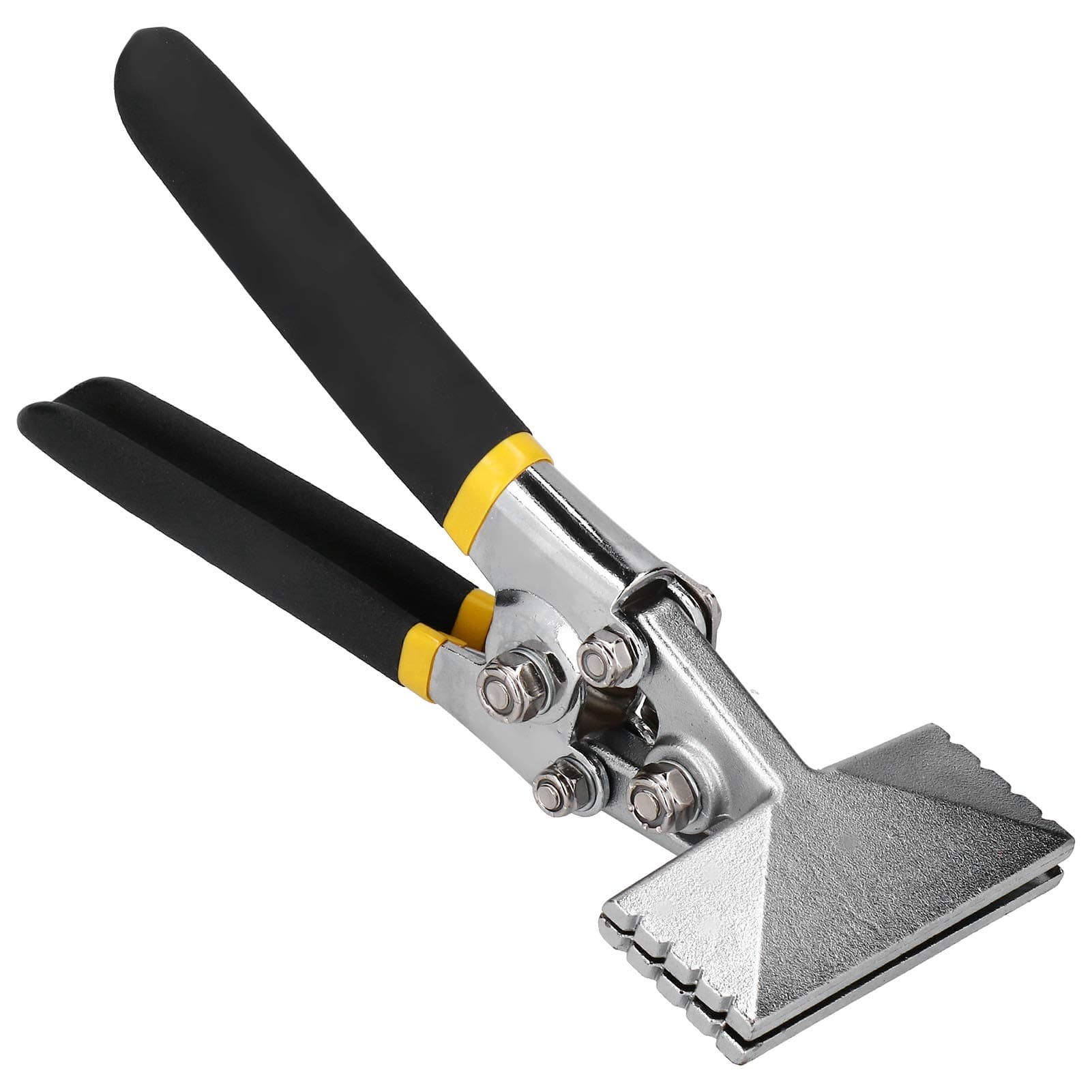 Sheet Metal Hand Seamer, 8In Straight Jaw Sheet Metal Bender Tools, Multifunctional Straight Bending Tool Former Bender for Bending and Flattening Sheet Metal Hand Tool