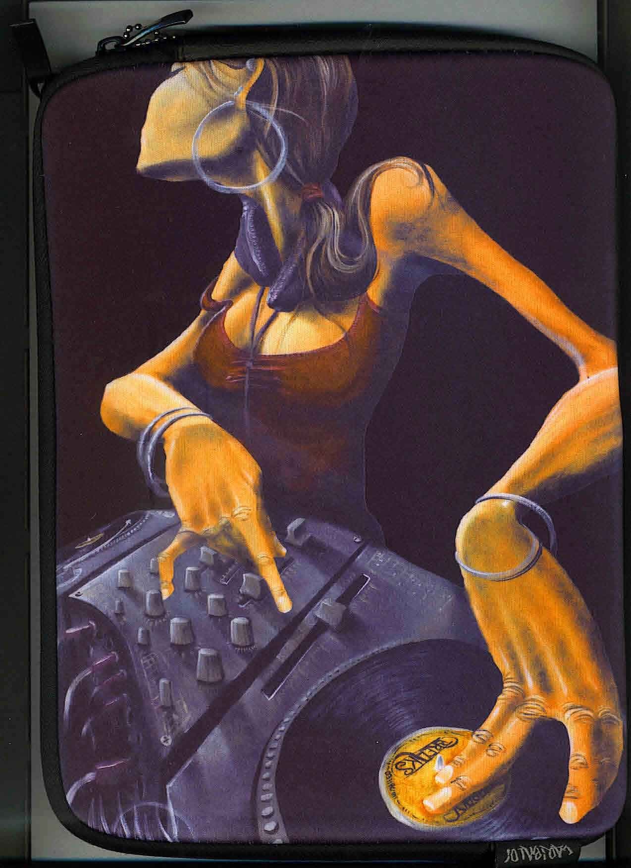 David Garibaldi - DJ Jewel Zippered Neoprene 10 Netbook/Tablet Sleeve