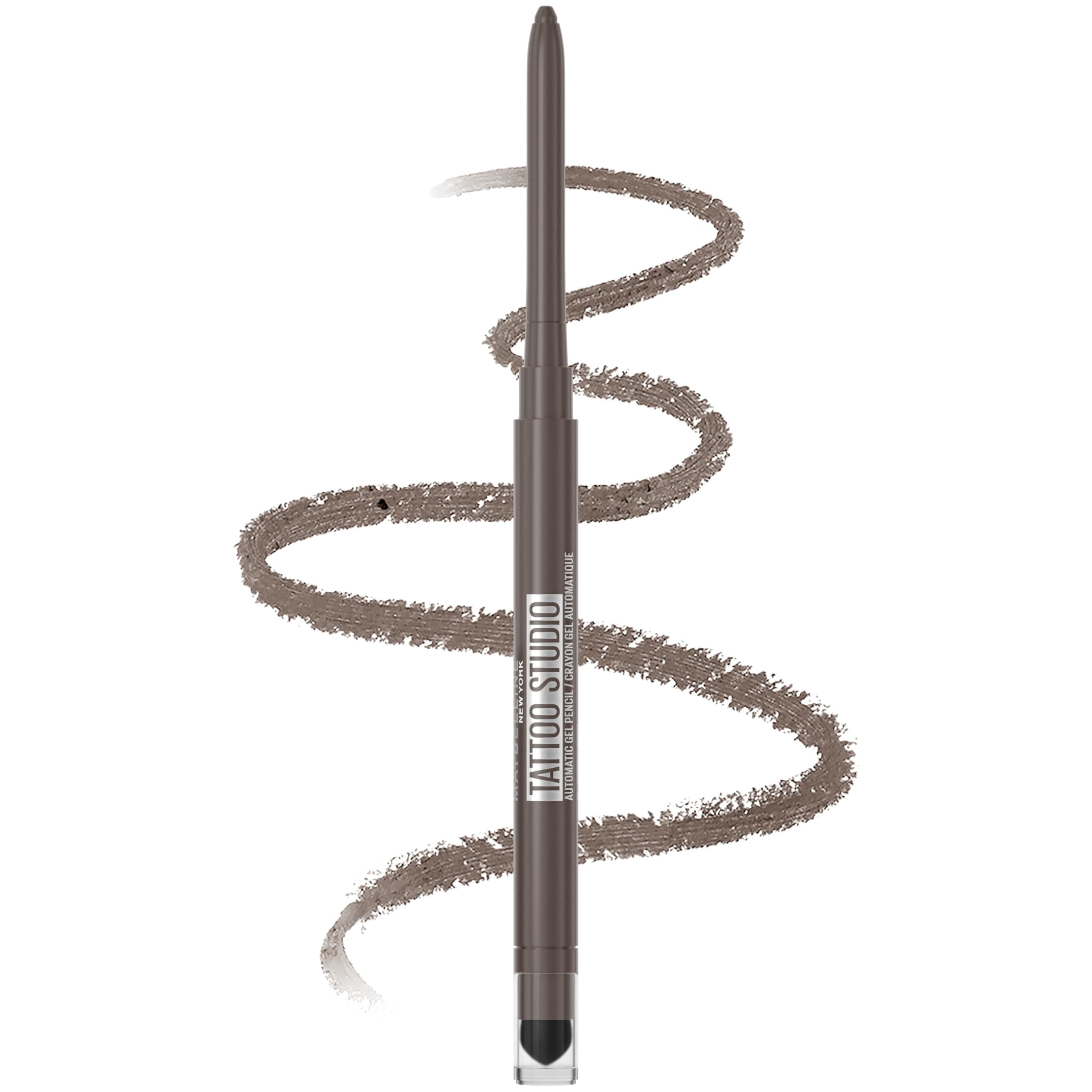 TattooStudio Liner Smokey Gel Pencil Makeup, Long Lasting Waterproof Eyeliner, Smudge-proof, Matte Finish, 36hr Wear, Blendable, Mechanical Pencil, Smokey Grey, 0.01 oz.