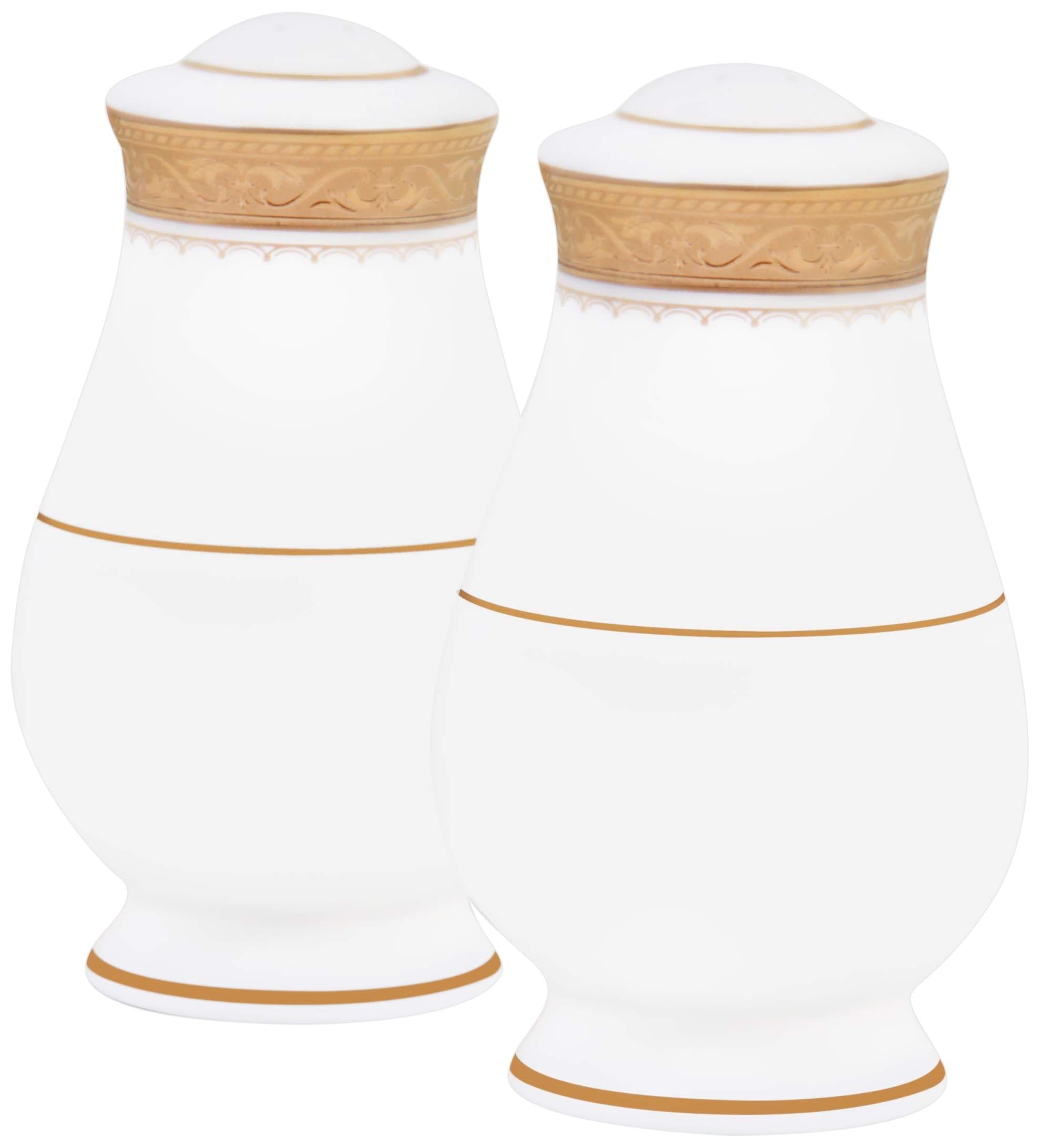 NoritakeOdessa Salt and Pepper, Gold