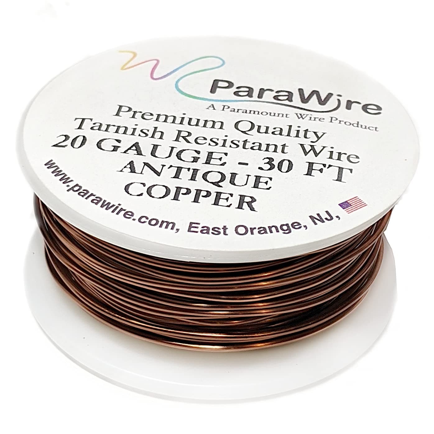 Parawire? Antique Copper Craft Wire 20-Gauge 10-Yards Pure Copper Tarnish-Resistant Enameled Wire