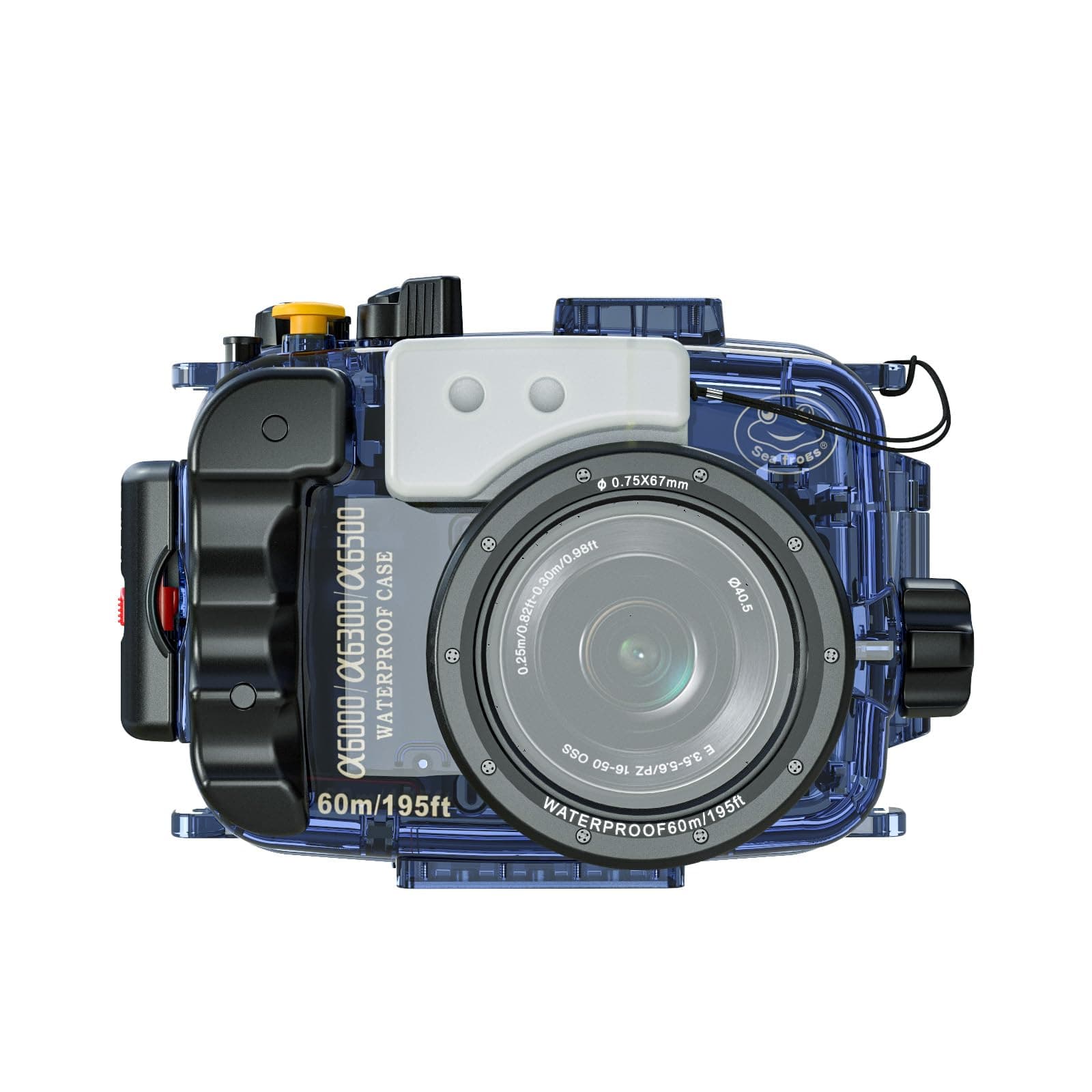 for Sony a6500 a6400 a6300 a6000 195FT/60M Underwater Camera Diving Waterproof housing