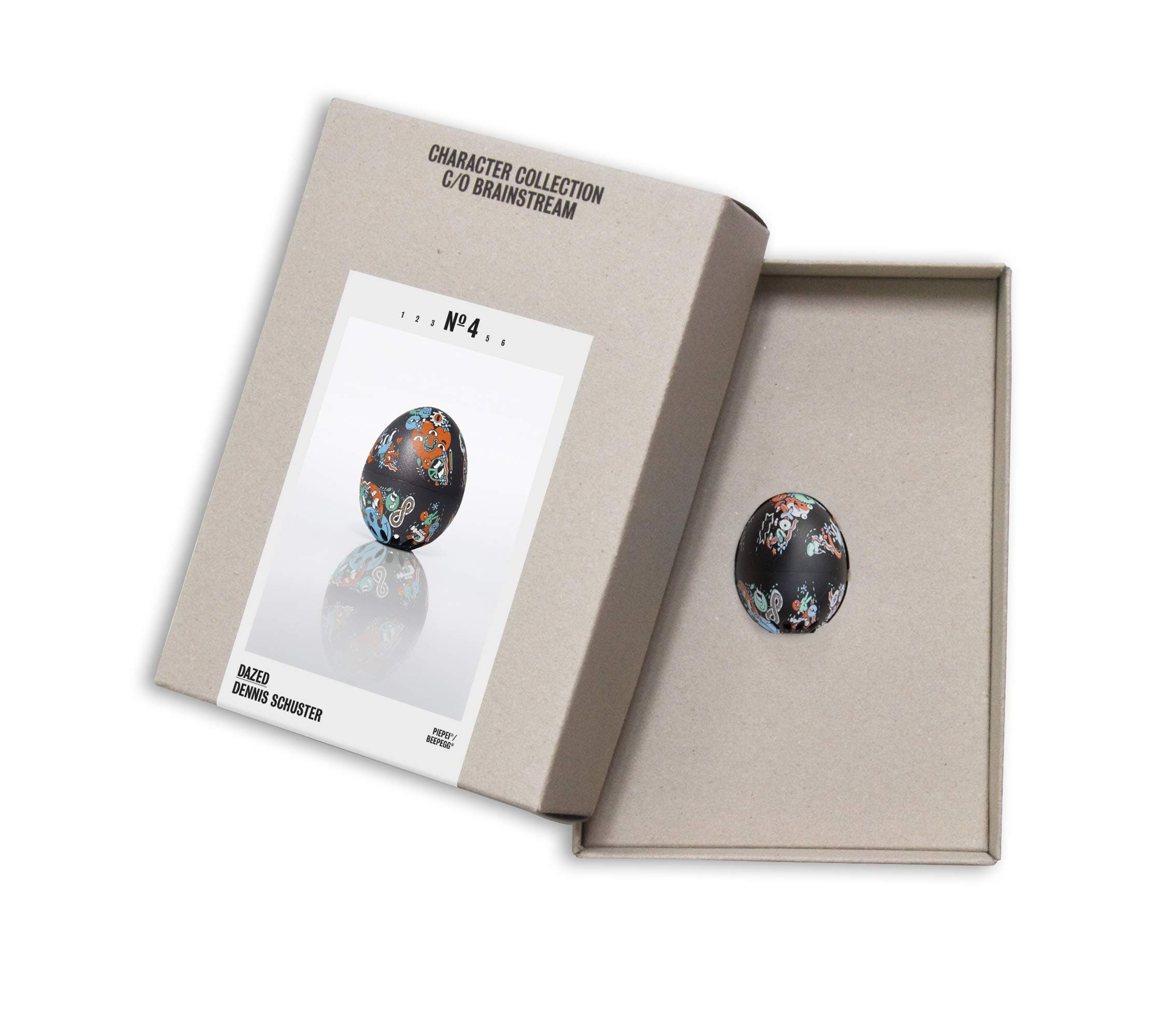 Brainstream Beep Egg Character N.4 Dazed Plastic