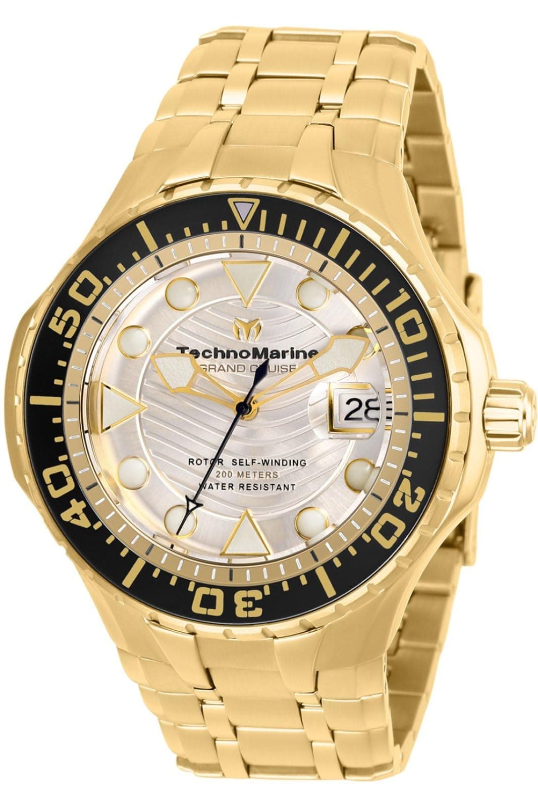 Technomarine Men's Cruise Blue Reef Automatic Watch, Gold, TM-118077