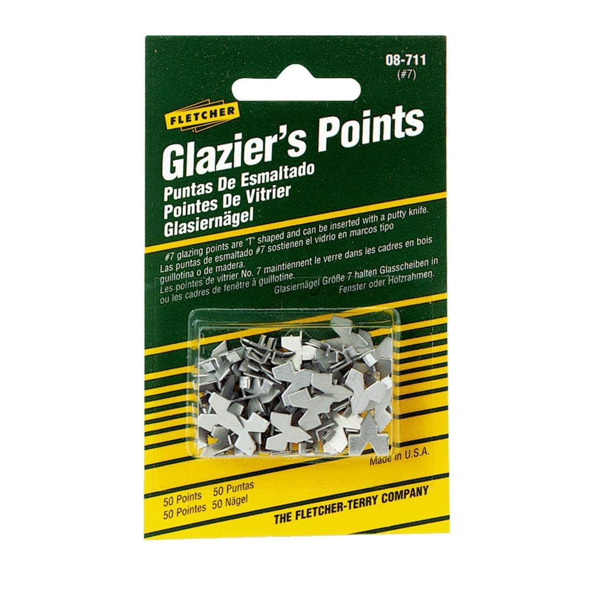 Glazier Points Repairing or reglazing Windows 50 pk