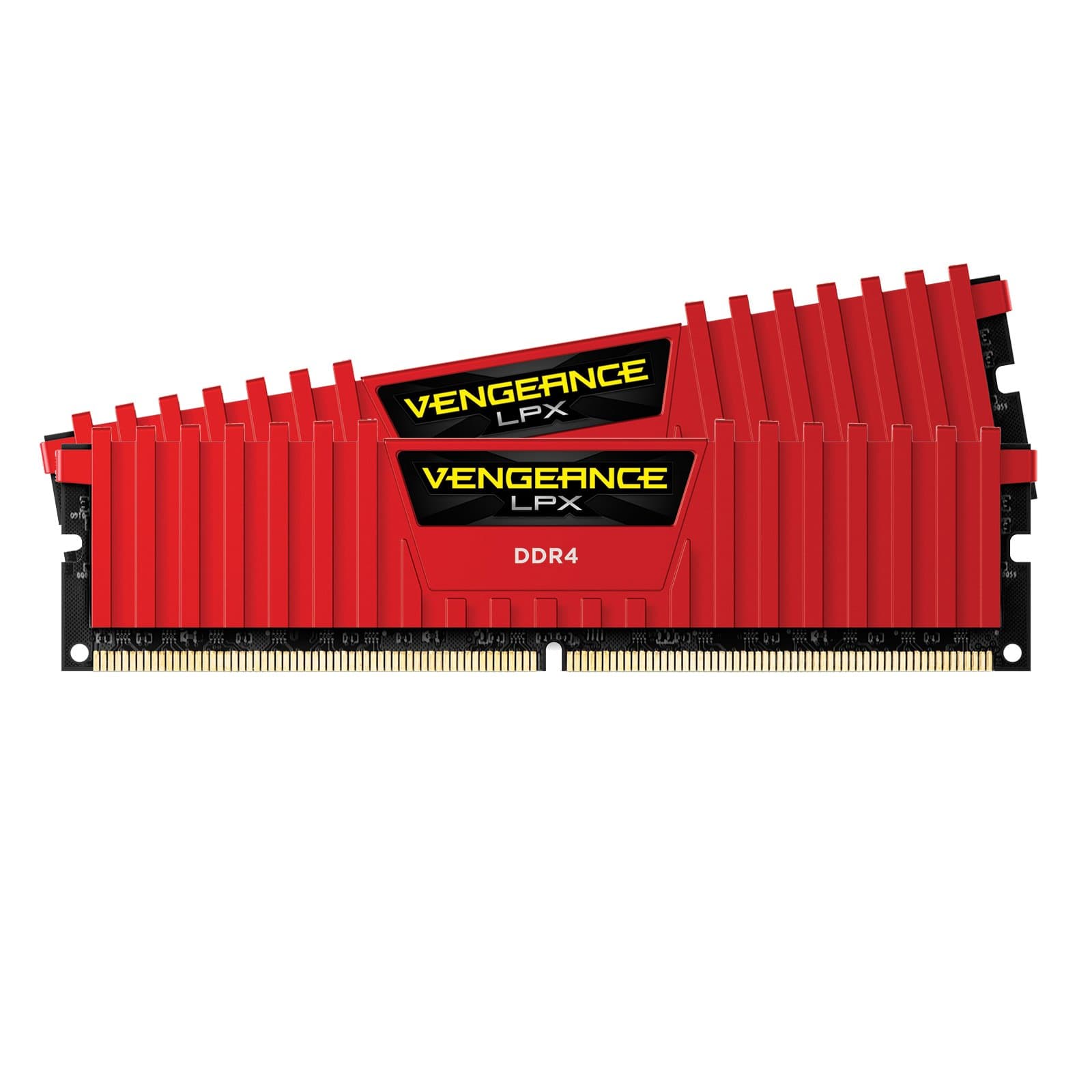Corsair CMK8GX4M2B3200C16R Vengeance LPX 8 GB (2 x 4 GB) DDR4 3200 MHz C16 XMP 2.0 High Performance Desktop Memory Kit, Red