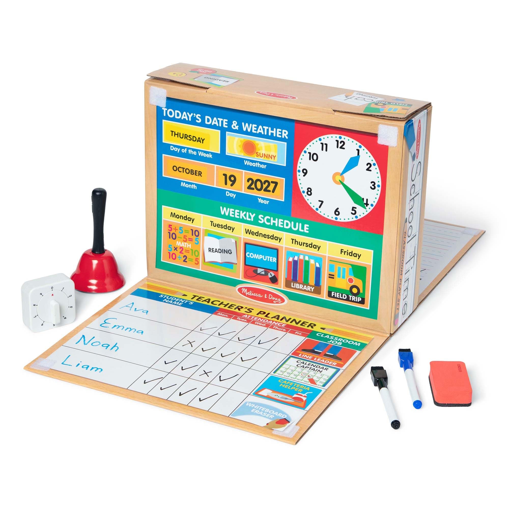 School Time! Classroom Play Set Game - Be Teacher or Student