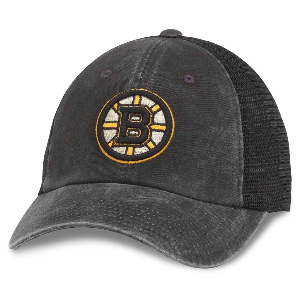 Raglan Bones Officially Licensed NHL Mesh Strapback Hat (41152A-Parent)