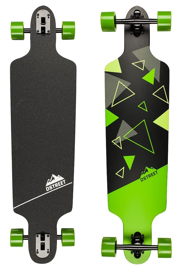D-Street Polygon Tri Complete Drop Through Longboard