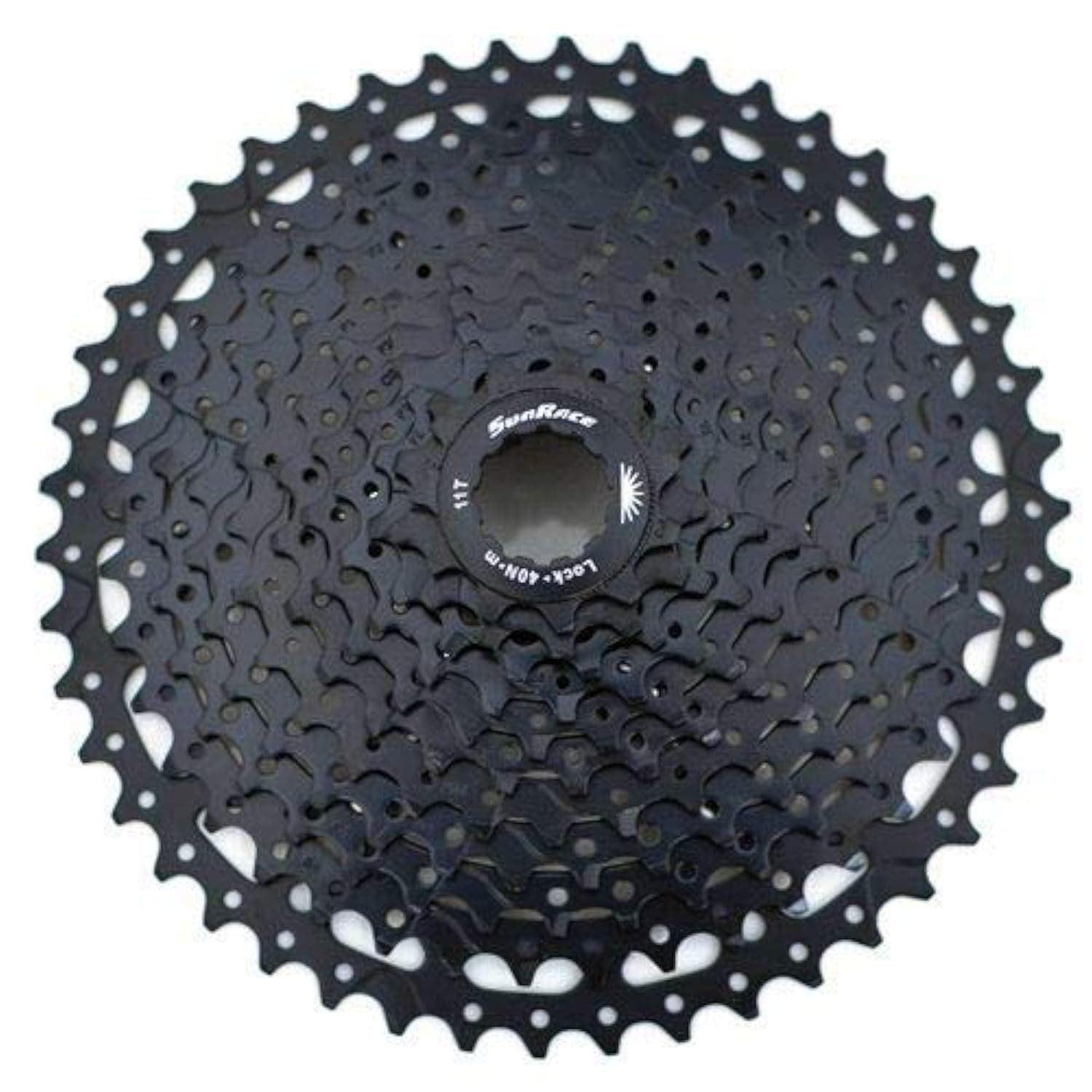 SunRace CSMS8 Wide Ratio Cassette 11-46T, 11 Speed, Black, XTE1381