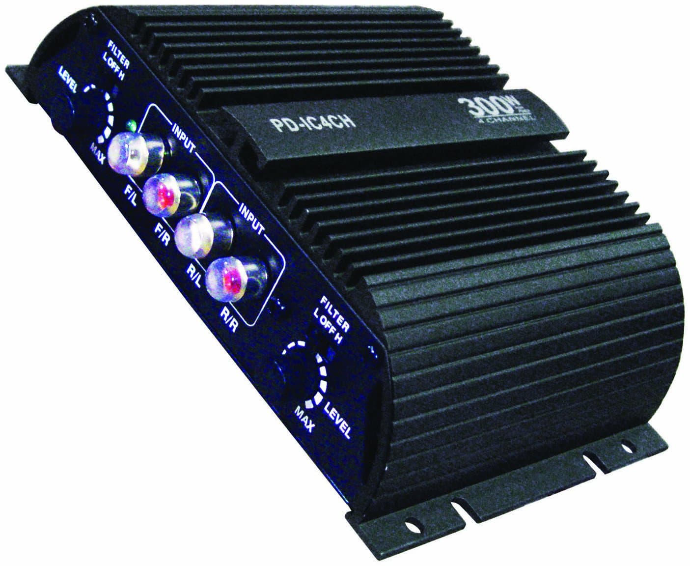 Q Power Pdic4ch 300w 4 Ch Car Audio Amplifier Amp 300 Watt 4 Channel