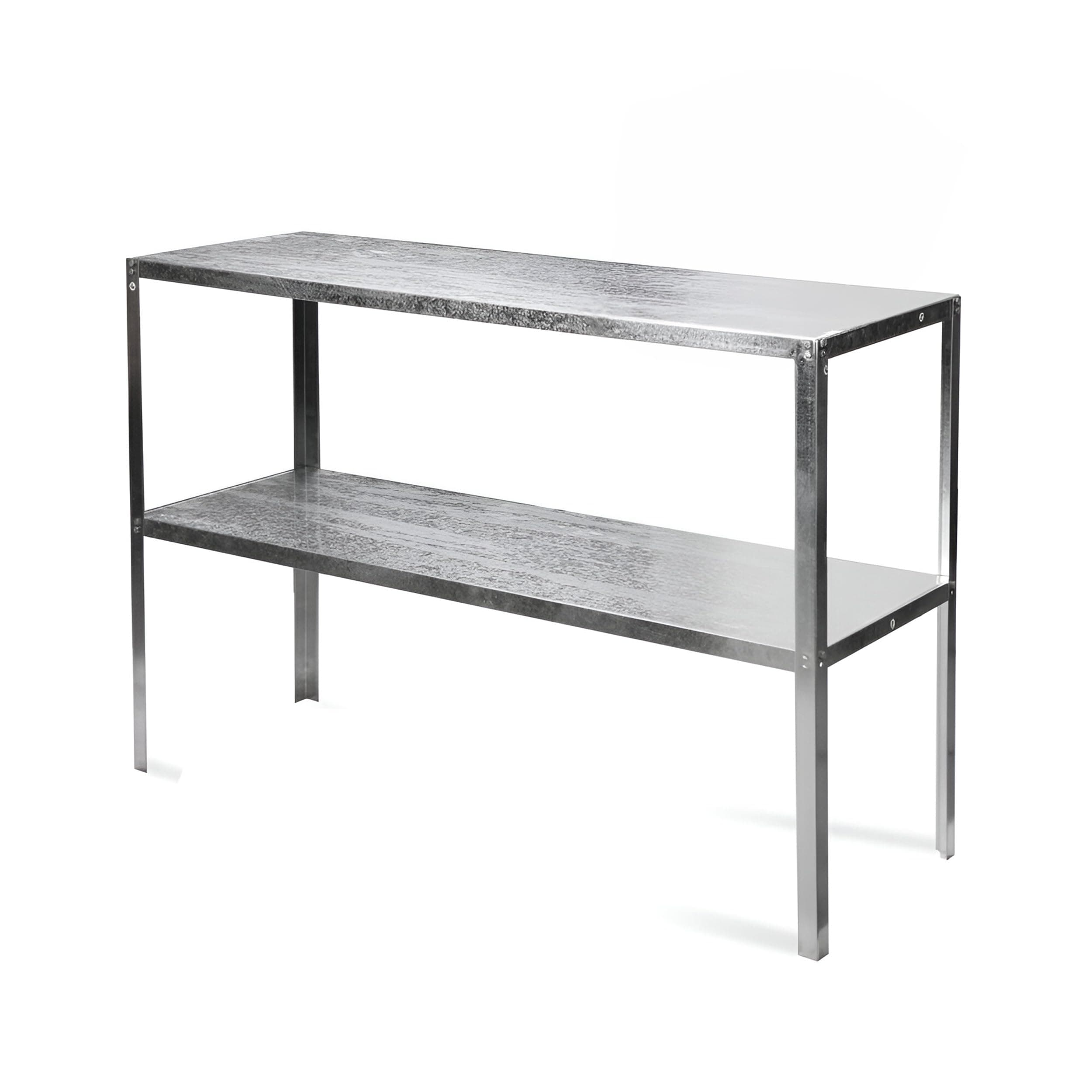 Lacewing 118cm Essential 2 Tier Silver Greenhouse Staging Potting Bench Tool Storage Rack Shelves