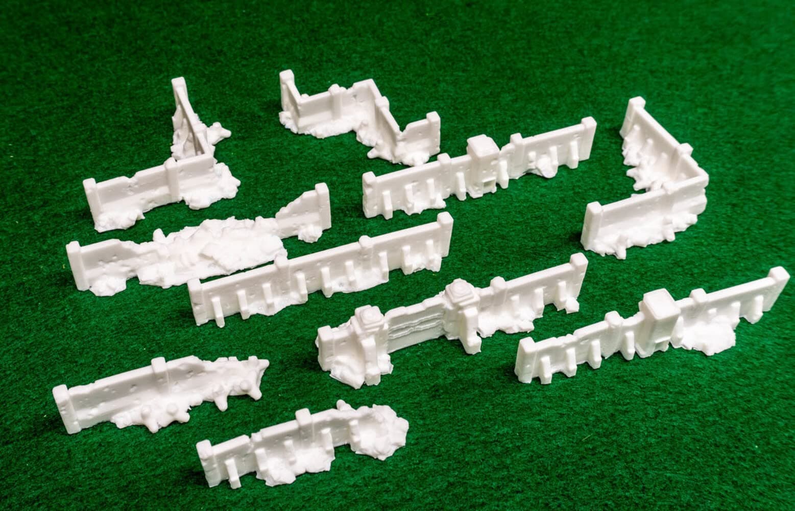 6mm (Epic) Fortress Wall Set (Resin) - 285MEV148