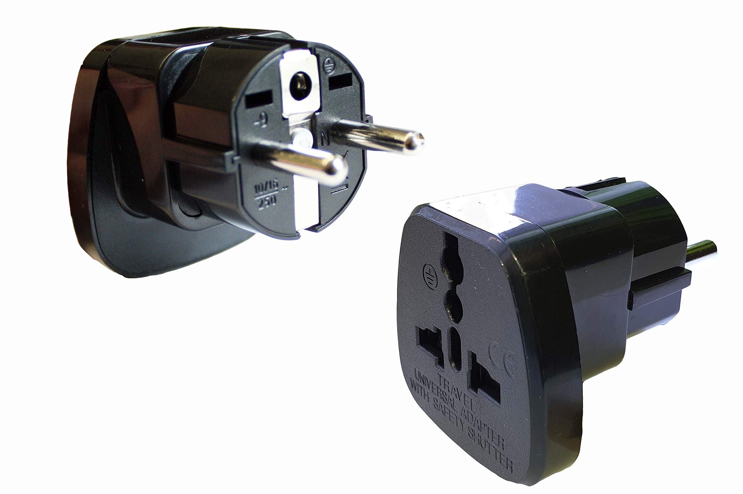 Travel adapter for Sweden Finland Norway Iceland Denmark Scandinavia Type F