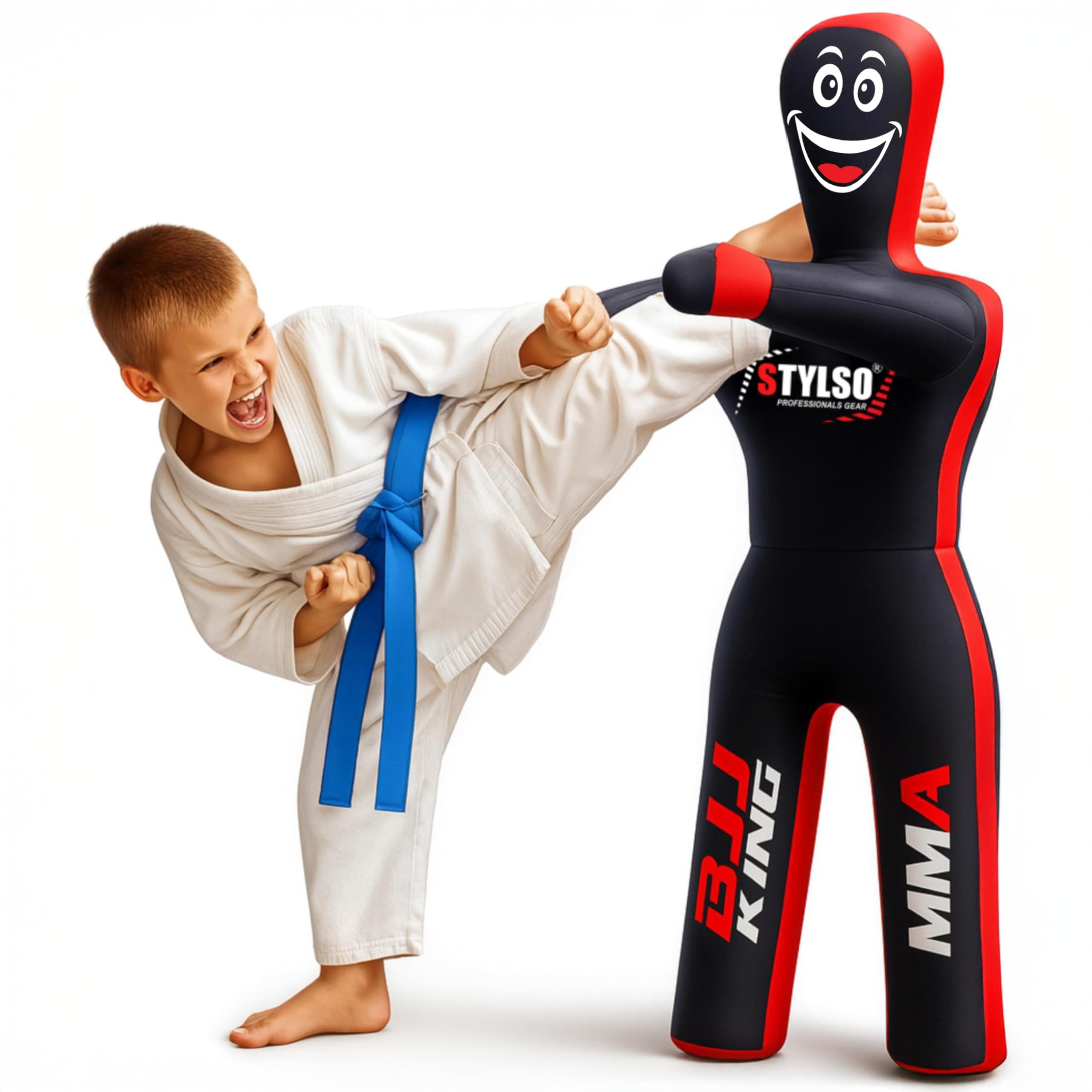 Kids Grappling Dummies BJJ Wrestling Dummy - Brazilian Jiu Jitsu, Mixed Martial Arts, MMA, Boxing, Judo Karate Training - Standing Position