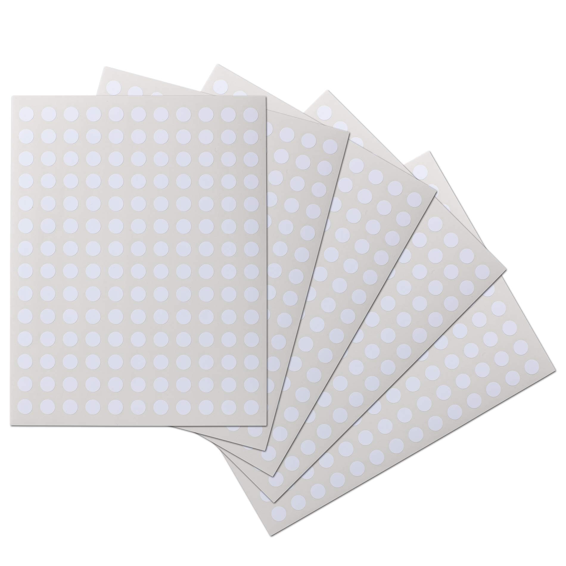 Waterproof Essential Oil Labels, 770 Circles, 0.5 Inch Diameter, Oil Proof, Highly Durable Blank Stickers