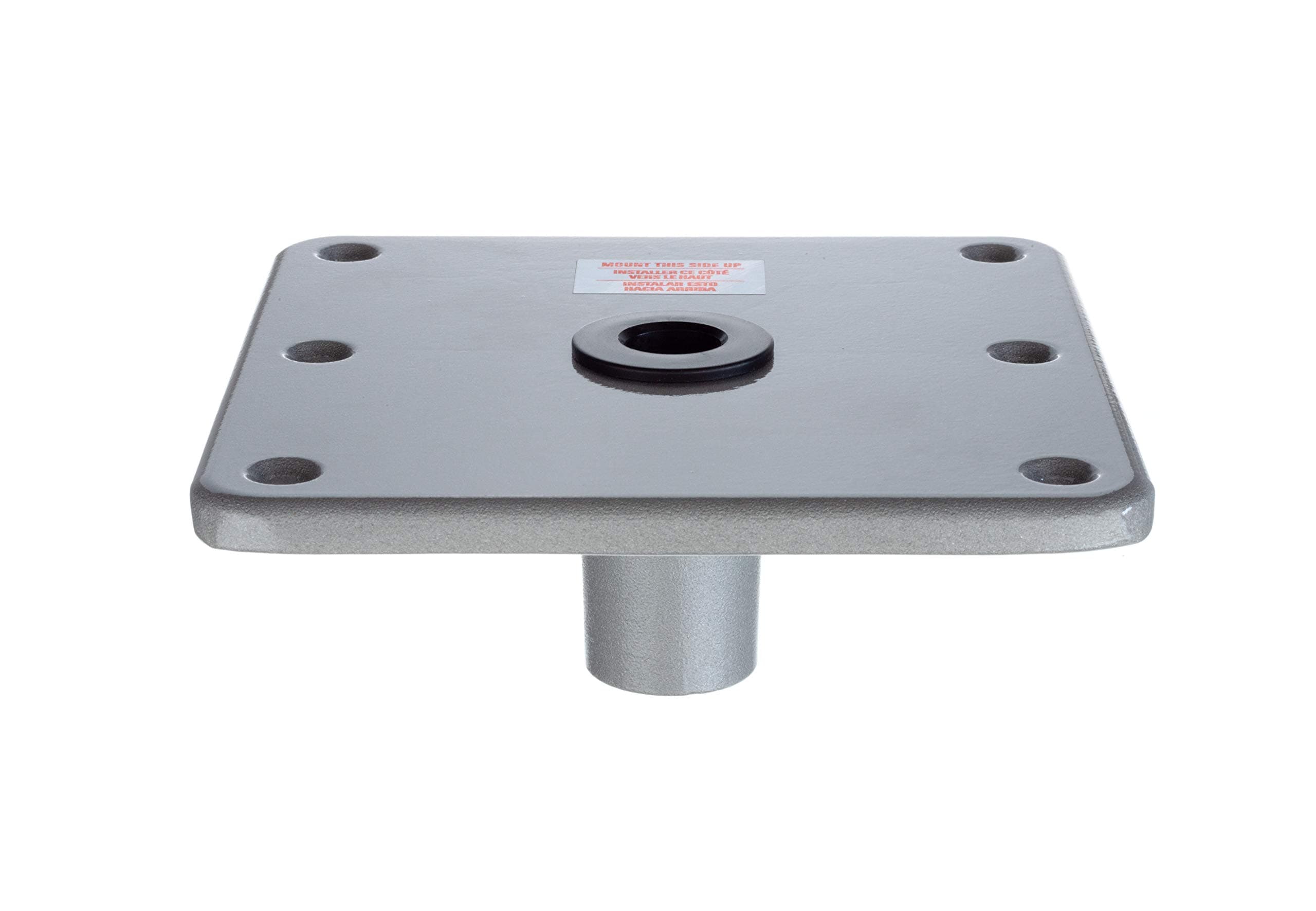 SP-67749 Swivl-Eze Lock'N-Pin Aluminum 7-Inch x 7-Inch Marine Boat 3/4-Inch Pedestal Base