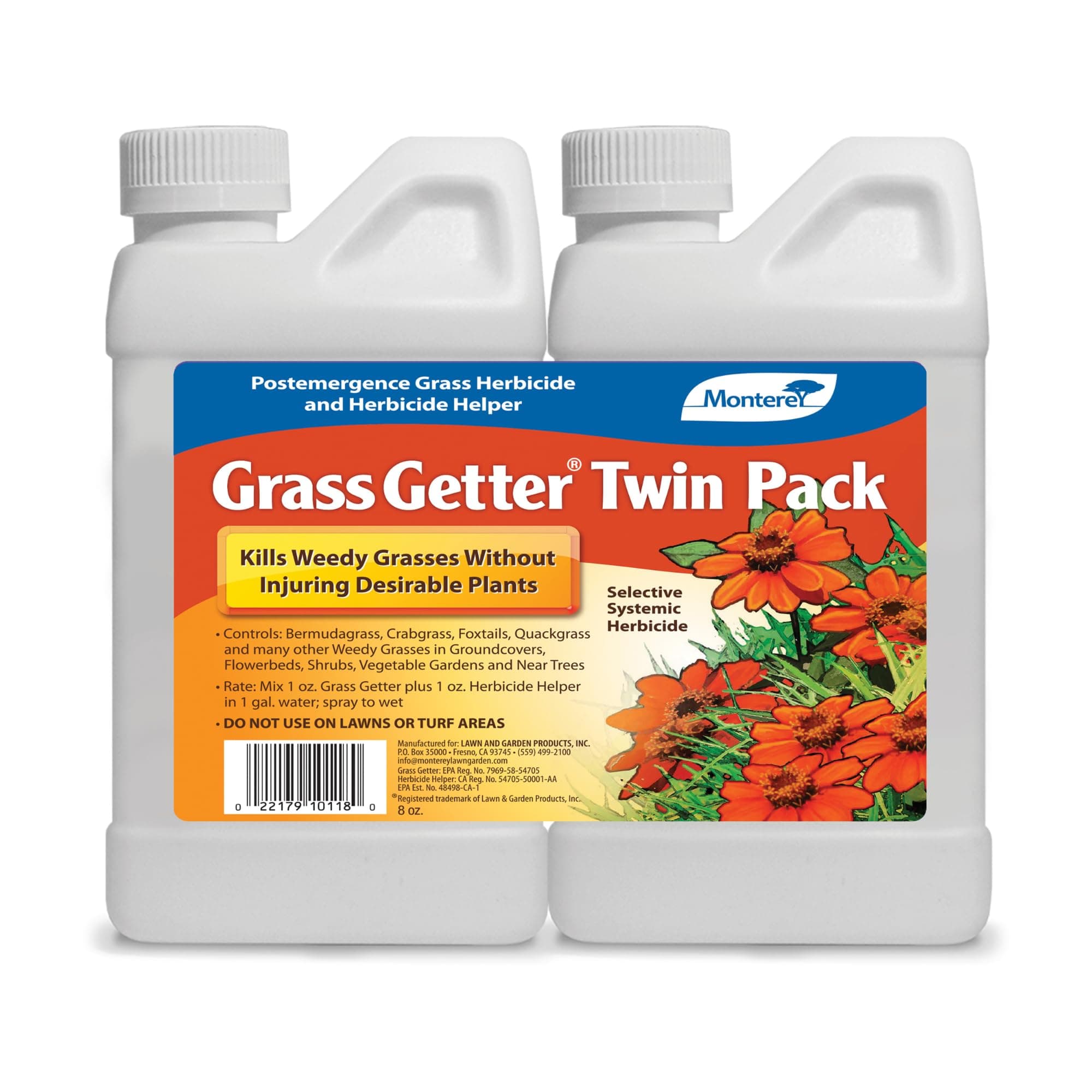 Grass Getter & Herbicide Helper Combo Pack, 8 Ounces Each
