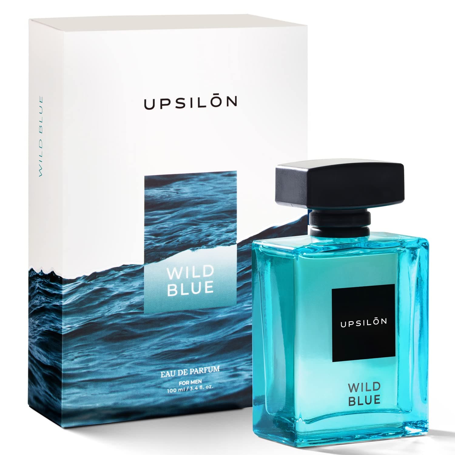 - UPSILON Wild Blue Aqua Men'S Perfume | Long Lasting Eau De Liquid Perfumes For Men | Luxury Premium Perfume For Men | Fresh & Powerful Fragrance | Travel Friendly Edp Perfume For Men(100 Ml)
