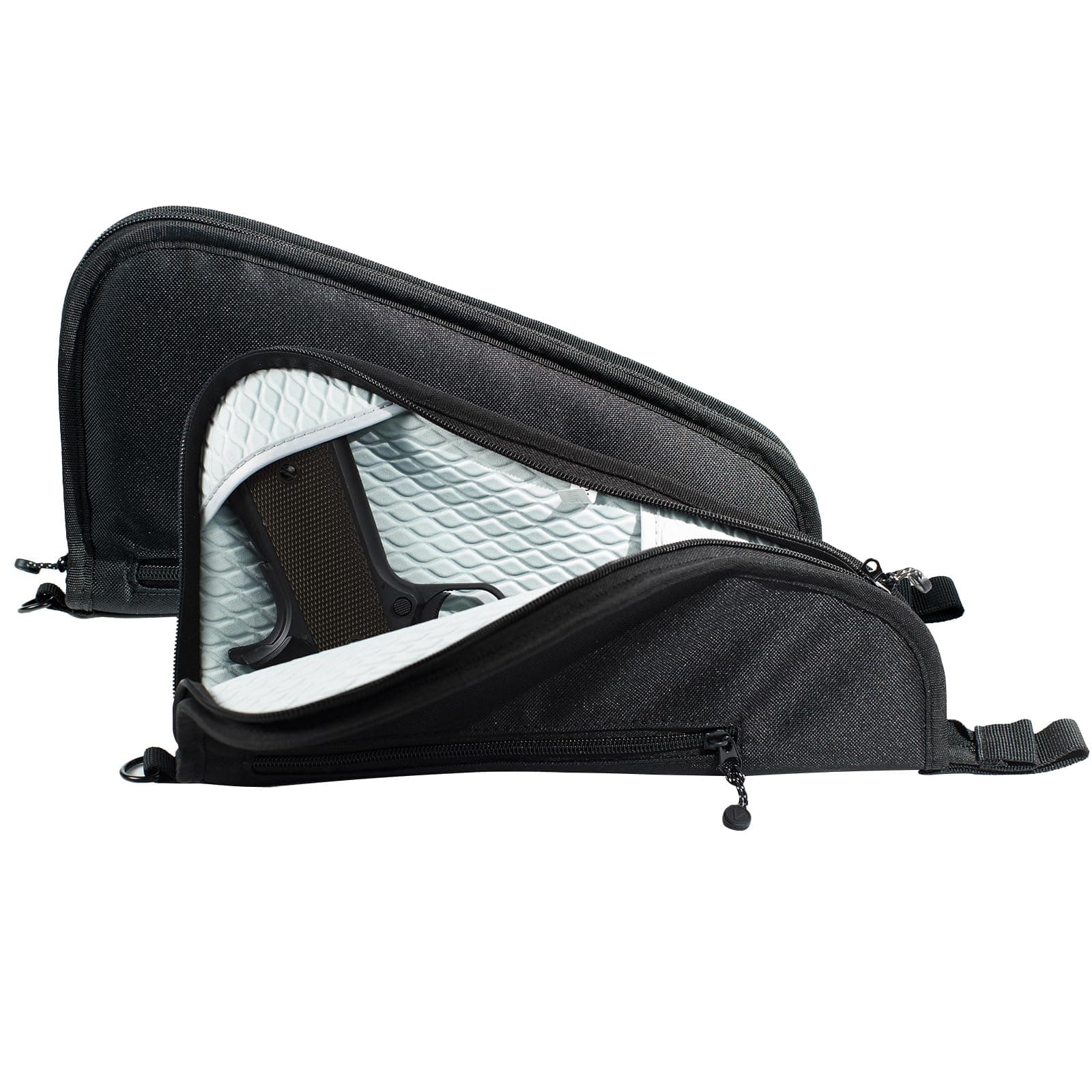 Soft Pistol Case for Handguns-Single Gun Cases for Pistols-Pistol Bag-Handgun Case With Lockable Zipper -Concealed Carry Gun Pouch-Pistol Bag Soft Gun Storage for Handguns[Only ONE Gun Bag]