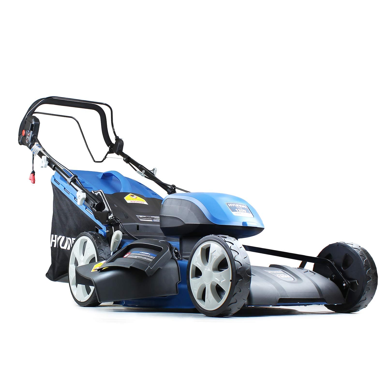 Hyundai Cordless Battery Powered Lawn Mower 51cm Cutting width With 120V Battery and Charger HYM120LI510
