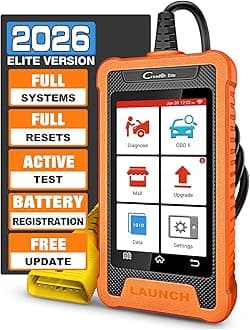 2023 LAUNCH X431 Elite OBD2 Scanner for Toyota Lexus, Full System Two-Way Diagnostic Scanner Tool, Reset Service Code Reader, Battery Registration, Key Programming, AUTO VIN, Lifetime Free Upgrade