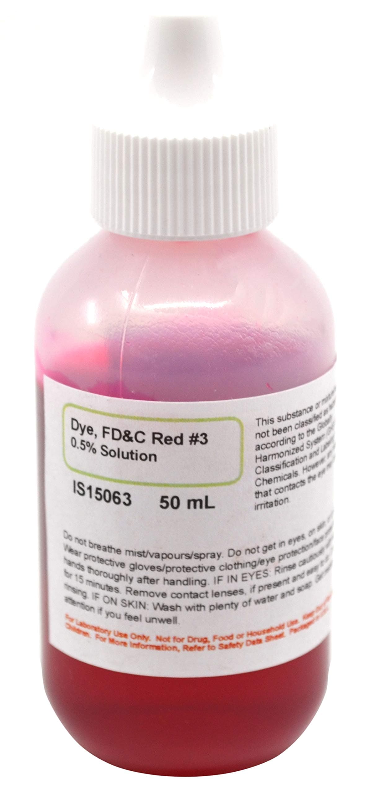 FD&C Red Dye #3, 50mL - The Curated Chemical Collection
