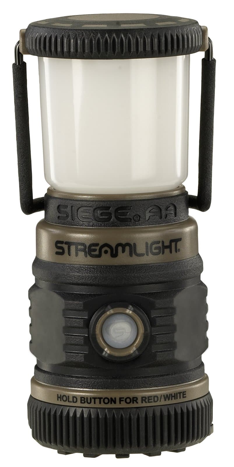 44941 Siege 200-Lumen Ultra-Compact AA Alkaline Outdoor Hand Lantern/Flashlight, Coyote