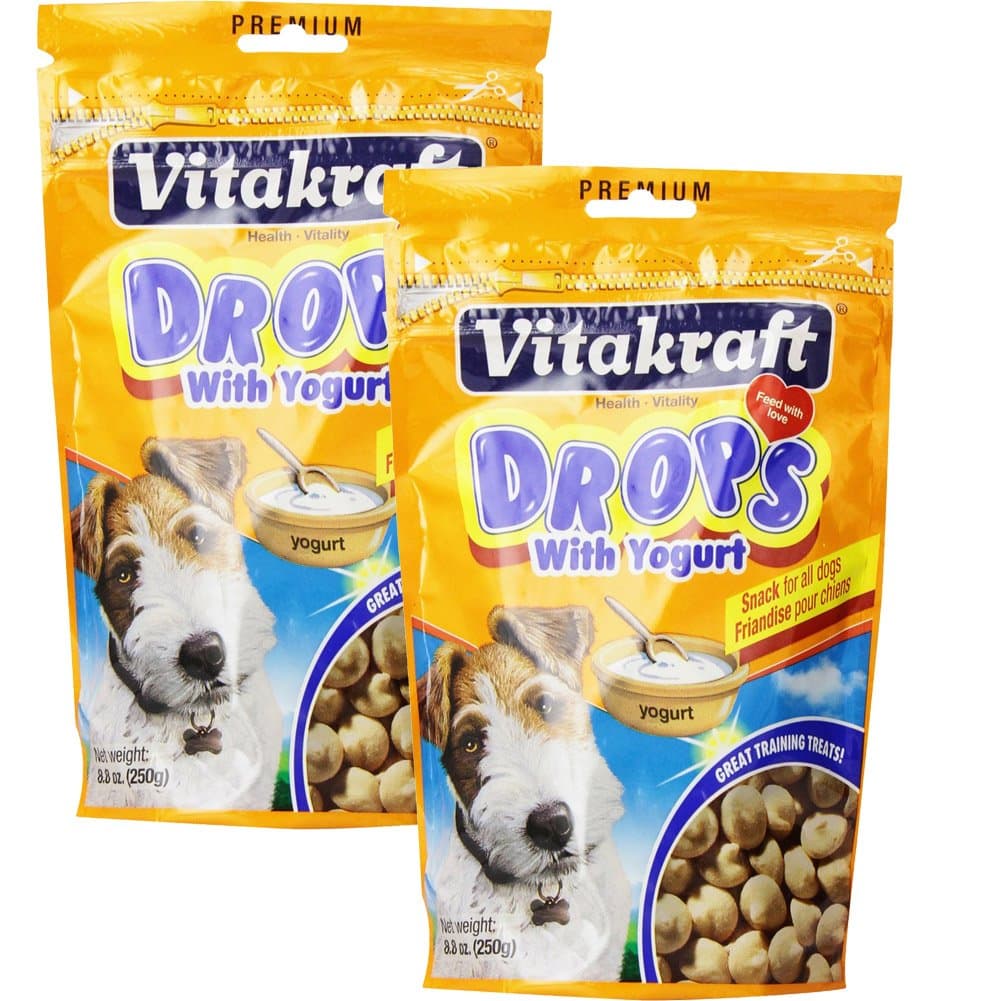 (2 Pack) Vitakraft Yogurt Drops 8.8 Ounces each