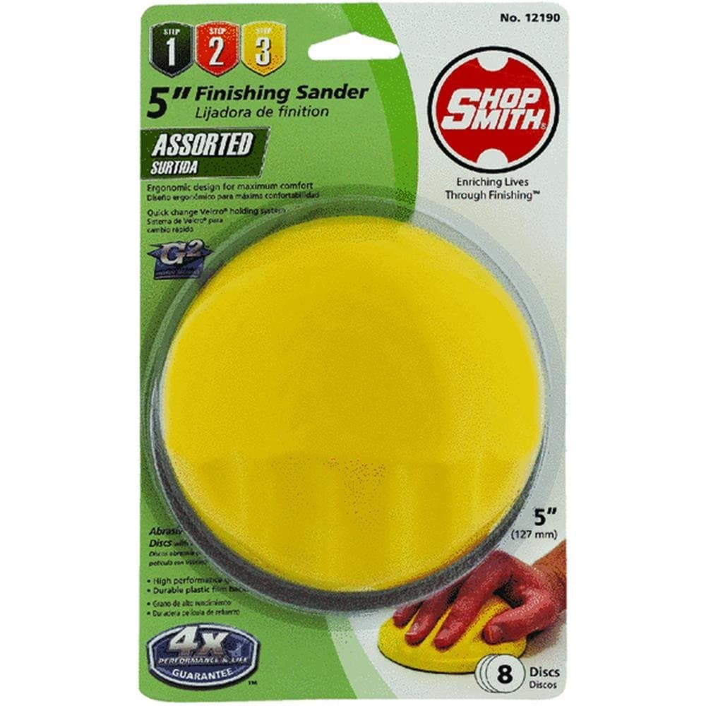 Shopsmith 12190 Round Zip Palm Sander, 5"