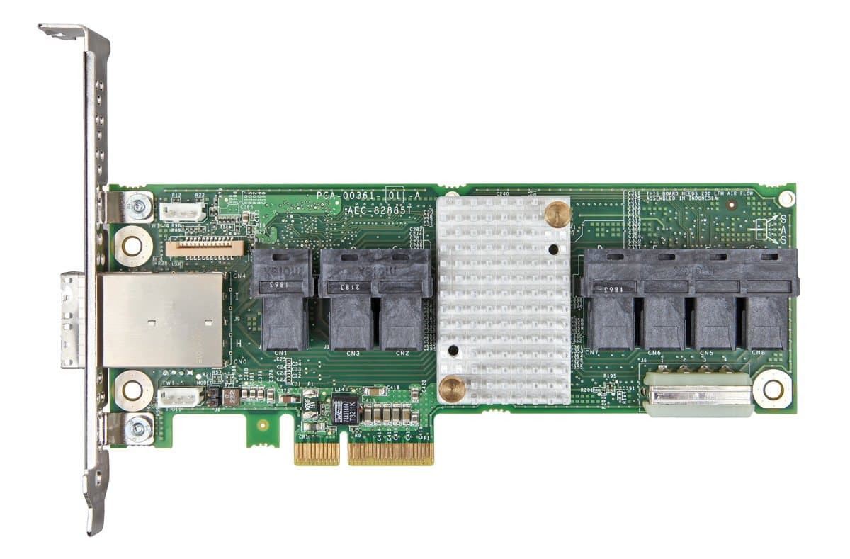 Intel RES3FV288 RAID Expander 28 Internal and 8 External Port SAS/SATA 12 GB Card - Multi-Colour