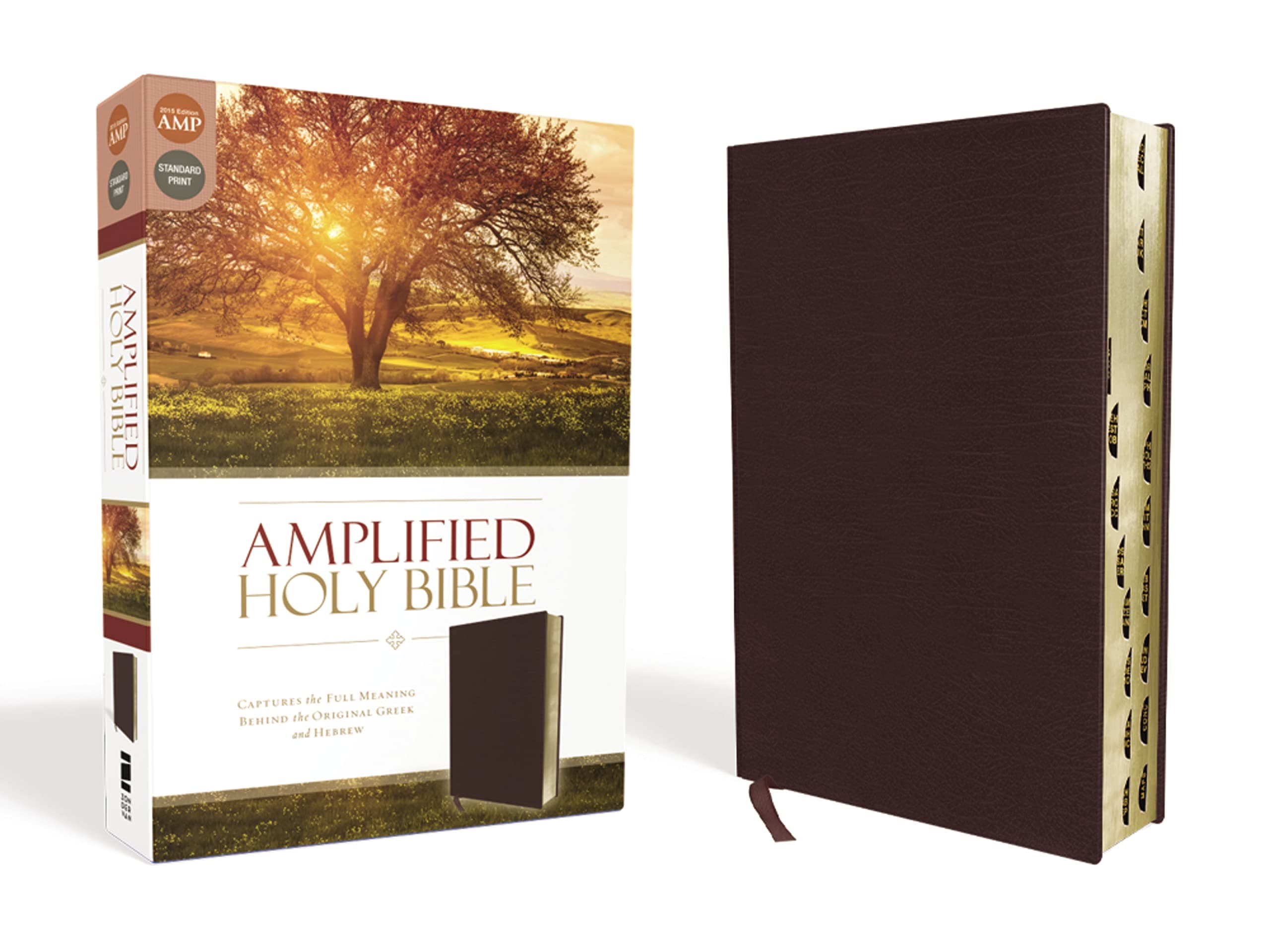 Amplified Holy Bible: Burgundy Bonded Leather, Captures the Full Meaning Behind the Original Greek and Hebrew Bonded Leather – October 27, 2015