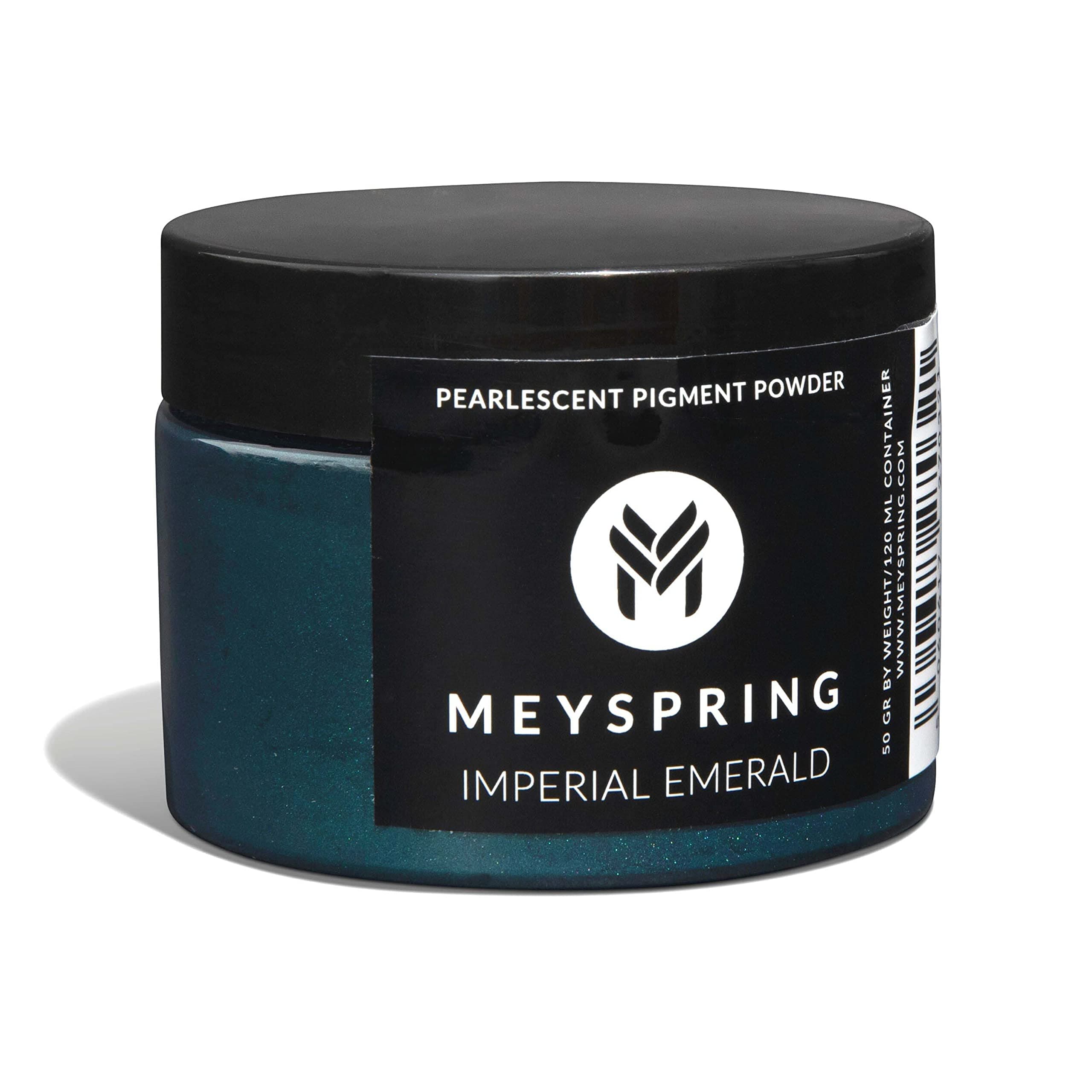 MEYSPRING Imperial Emerald - Intense Green Mica Powder for Epoxy Resin - Pigment Powder for Resin Art, Casting Resin and UV Resin - Epoxy Pigment - Green Color for Resin, Emerald Green