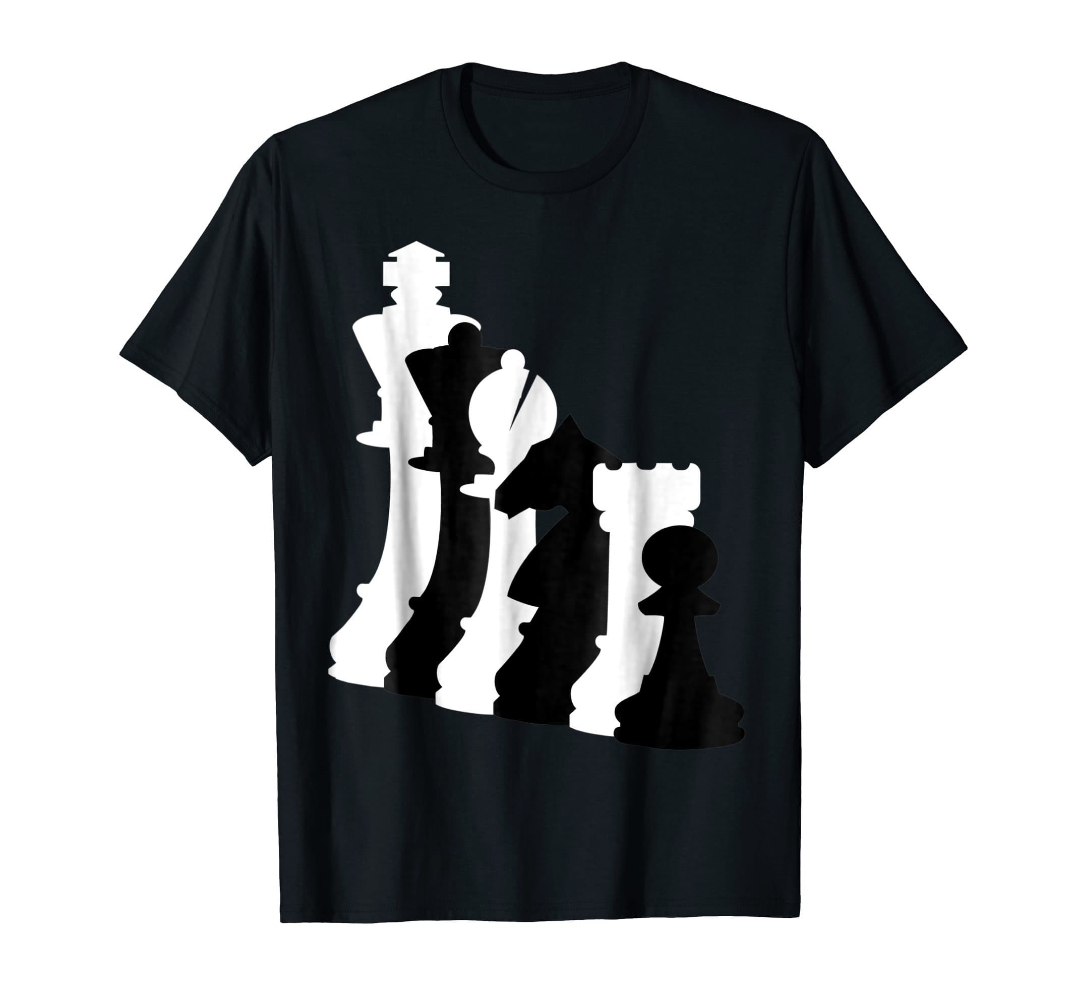 Chess Pieces, Chess Lover, Titled Chess Player, Chess Master T-Shirt