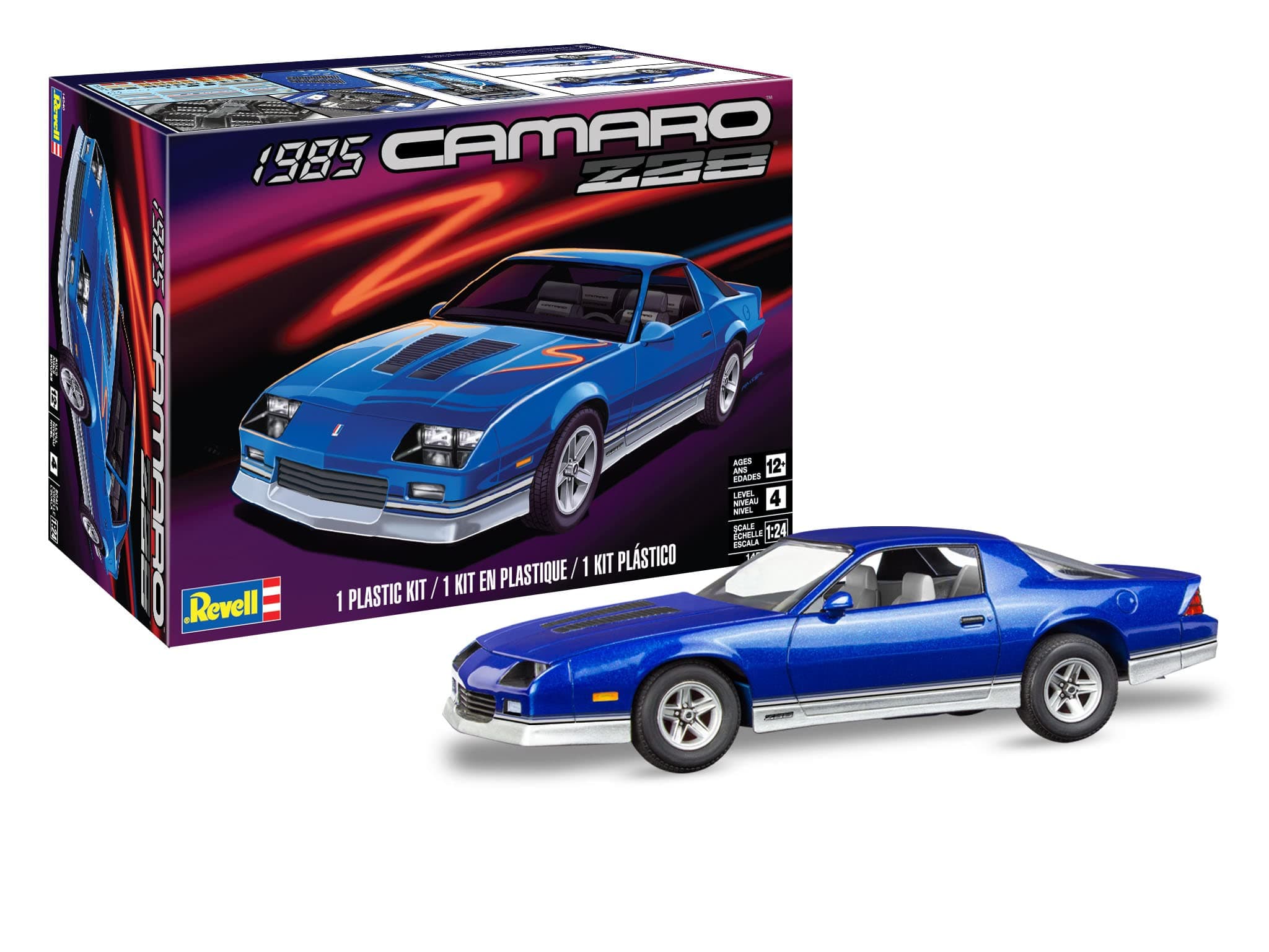 Revell Monogram 14540 1985 Chevy Camaro Z28 1:24 Scale Unbuilt/Unpainted Plastic Model Kit