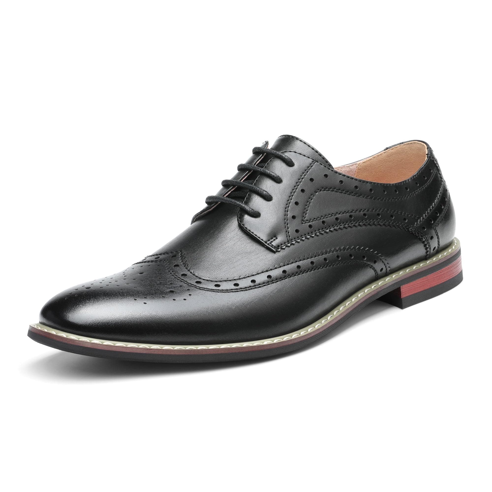 Mens Dress Oxfords Shoes, Men's Lace-ups Ghillie Brogues Formal Shoes, Men in Smart Casual, Wedding, Boss, Work, Business