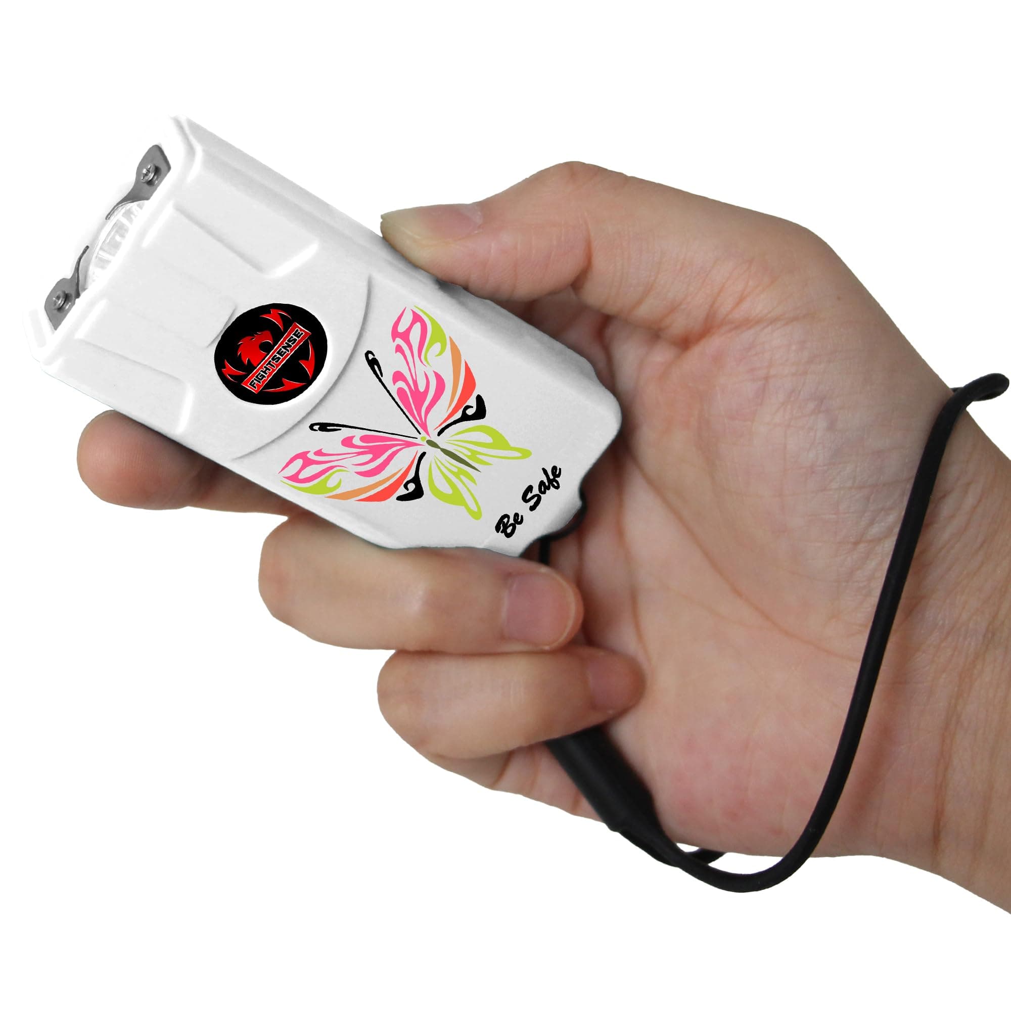 FIGHTSENSE Flashlight Stun Gun for Self Defense – Rechargeable Stun Gun for Women – Compact & Powerful Self Defense Flashlight