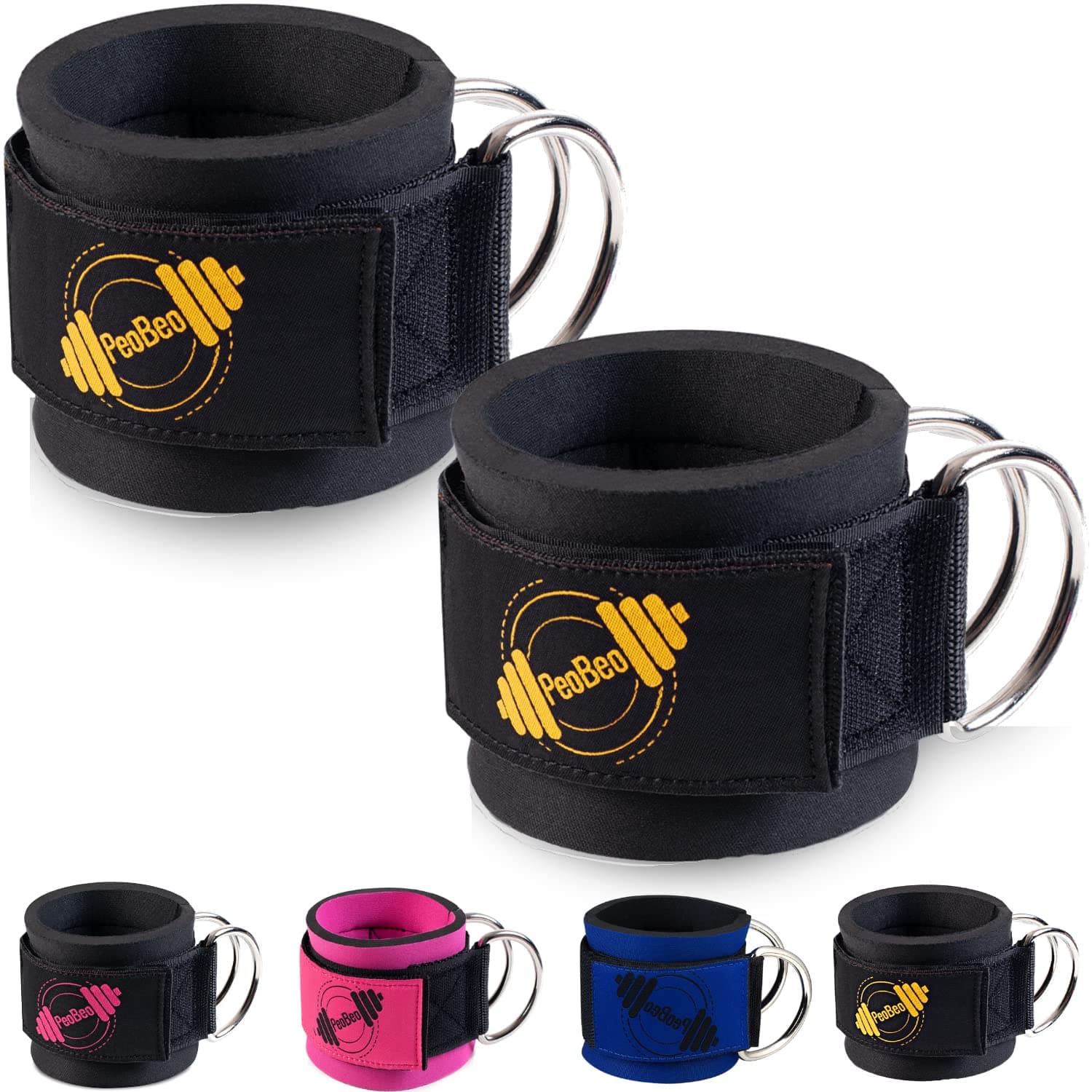 PeoBeo Ankle Strap for Cable Machine Attachments for Gym Ankle Straps for Cable Machines Straps Foot Straps for Cable Machine Attachment Glute Machine Gym Accessories for Women