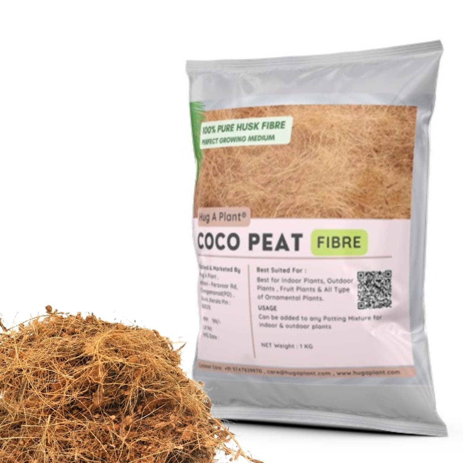 Coco Peat Fibre for Plants (Home & Garden) (1 KG)